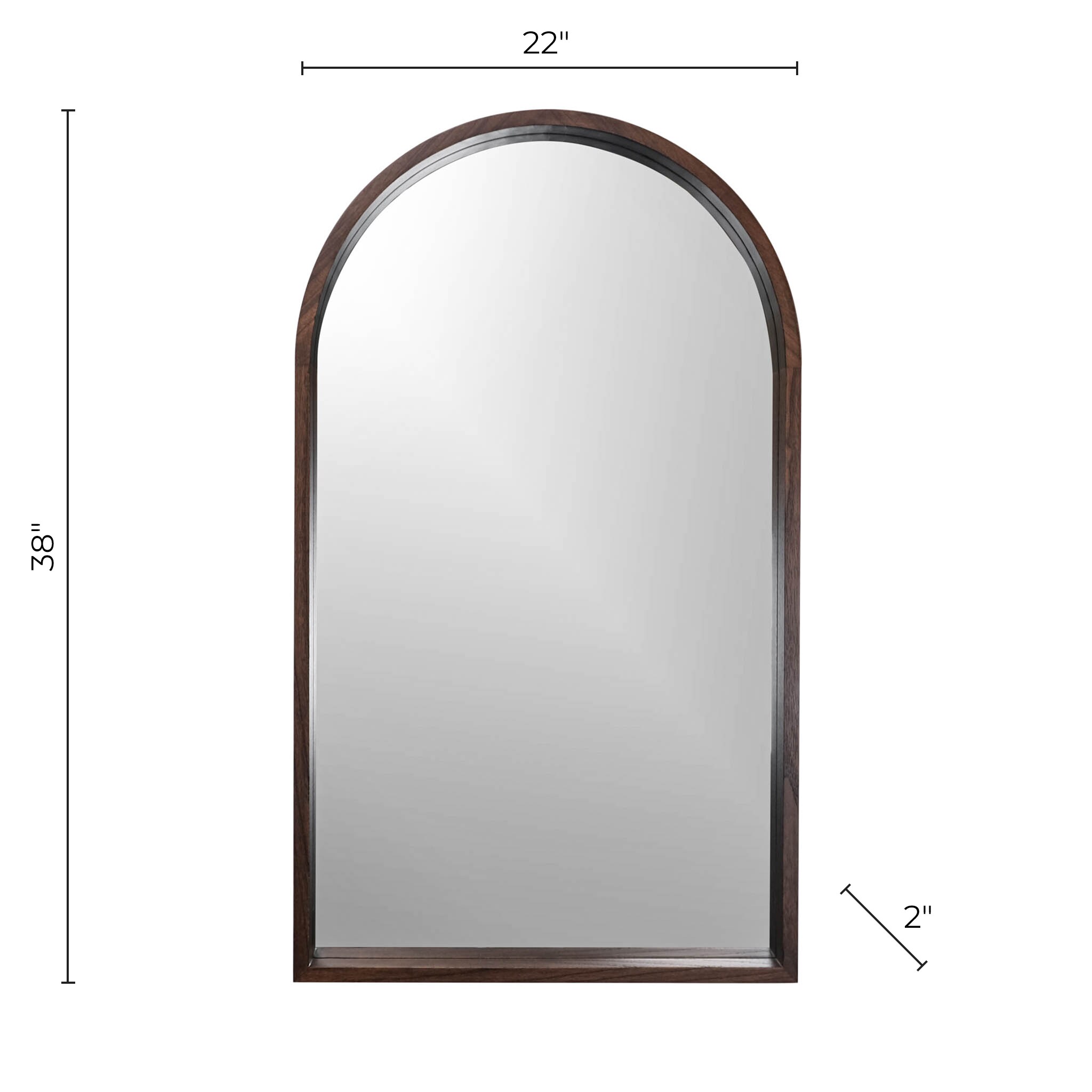  337501-WALNUT-2238 Decor-Mirrors - View #4