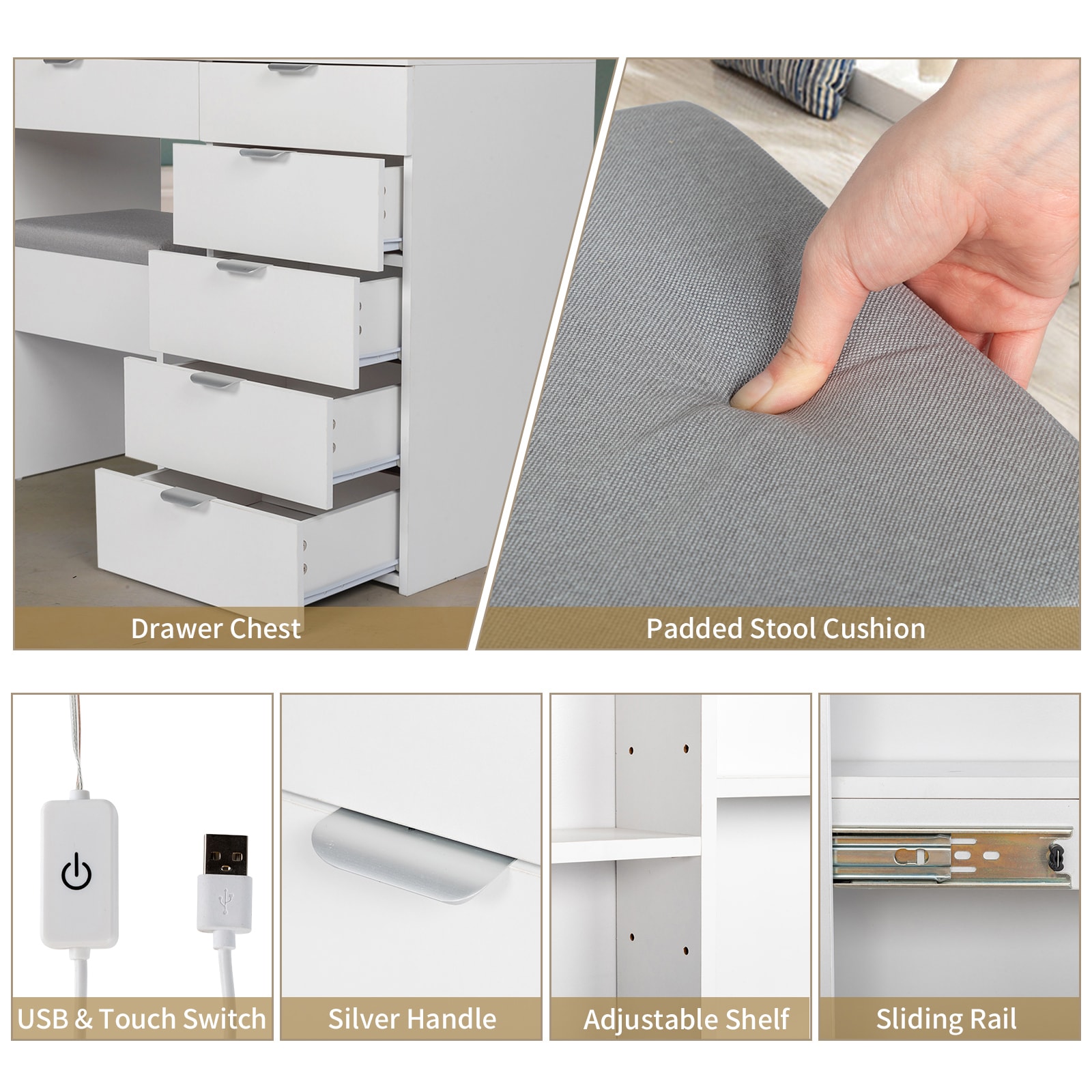 Winado LO1G52001473 Bedroom-Vanities - View #2