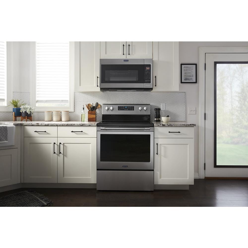 Maytag® 30 Fingerprint Resistant Stainless Steel Free Standing Double Oven  Electric Range