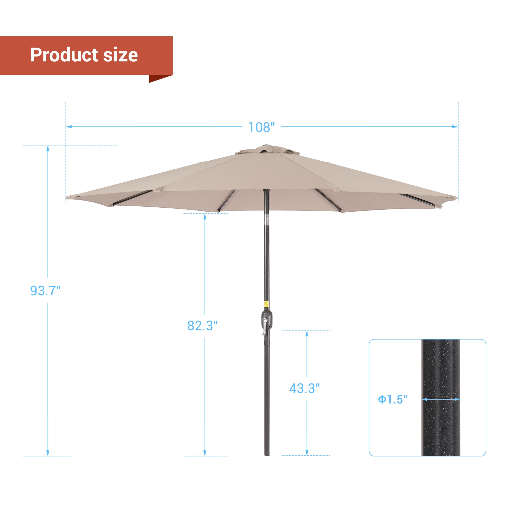 ACEGOSES LW-69SD Umbrellas-2 - View #2