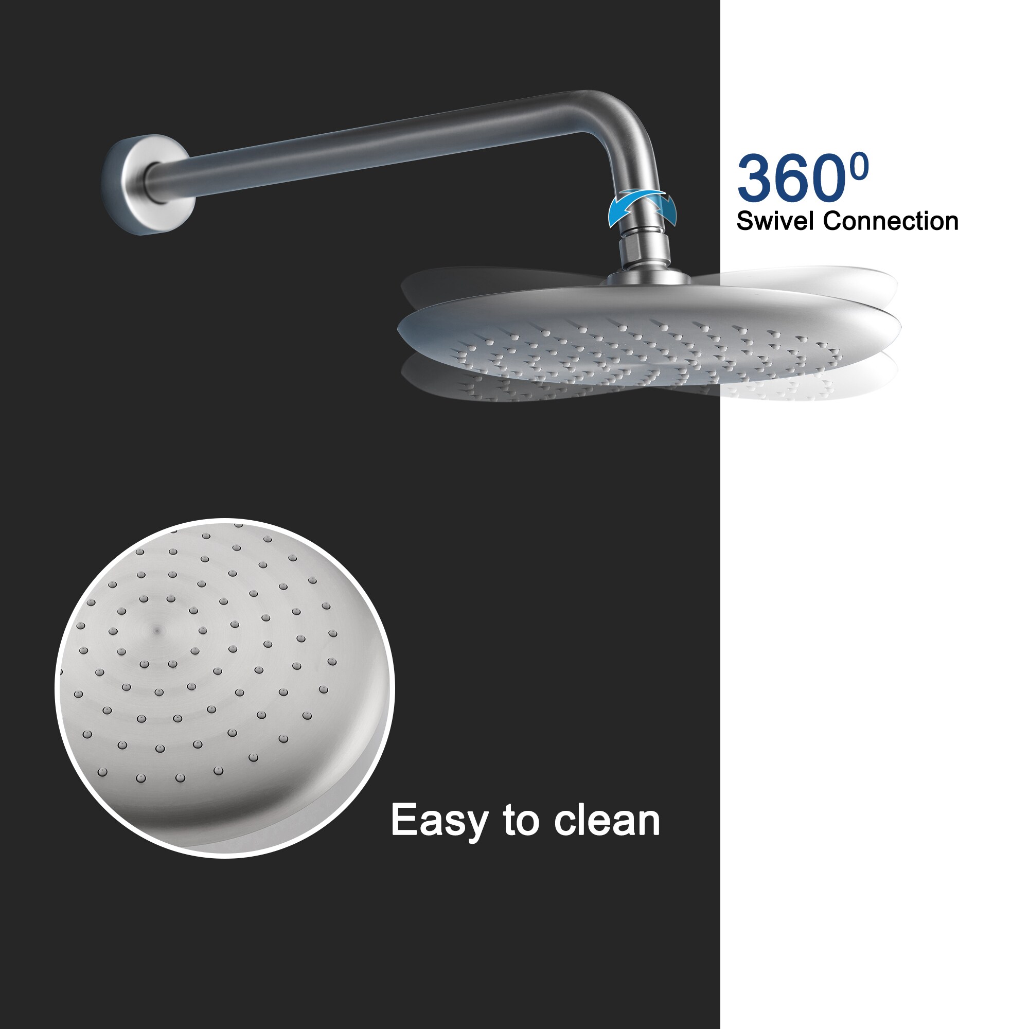 Clihome DG-SS808MB12 Showerhead-Bar-Panels - View #8
