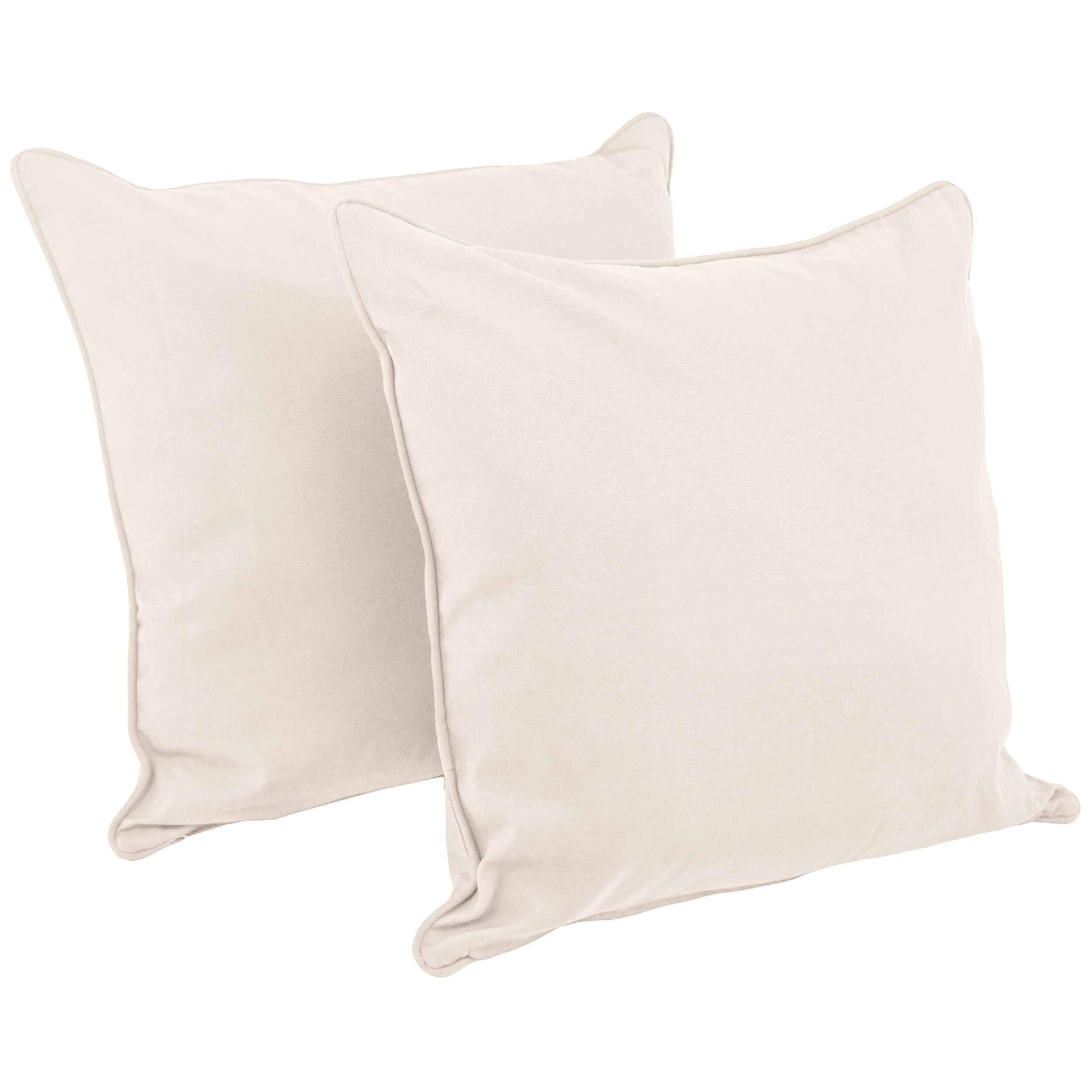 Blazing Needles 4-Piece 18-in x 18-in Sage Green Indoor Decorative Pillow  in the Throw Pillows department at