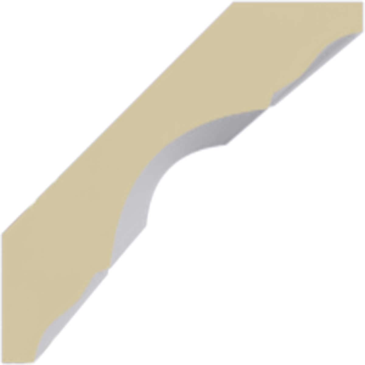 Ekena Millwork MLD01X01X02TR-CASE-2 Crown-Moulding - View #2
