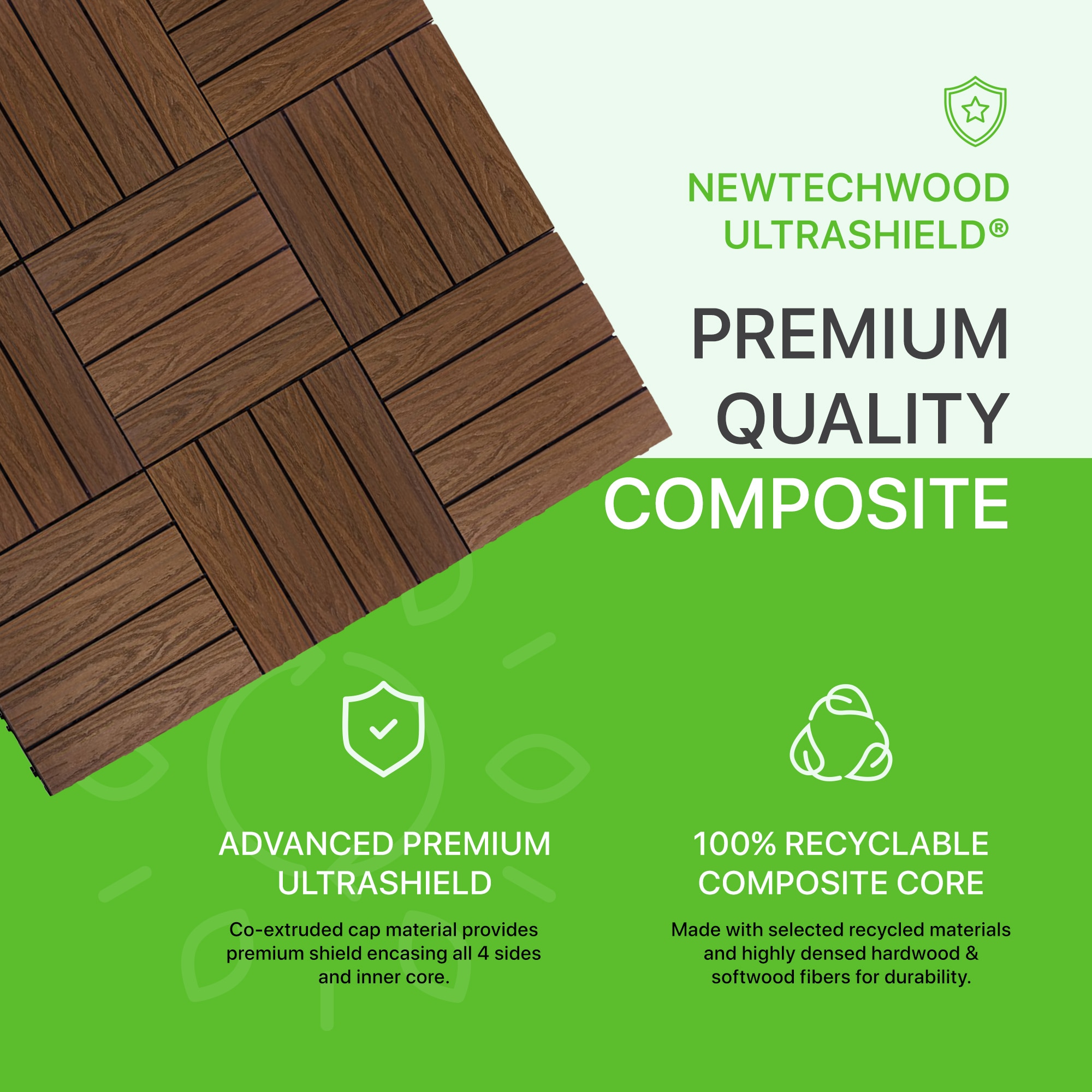 NewTechWood US-QD-ZX-IP Deck-Tiles - View #4