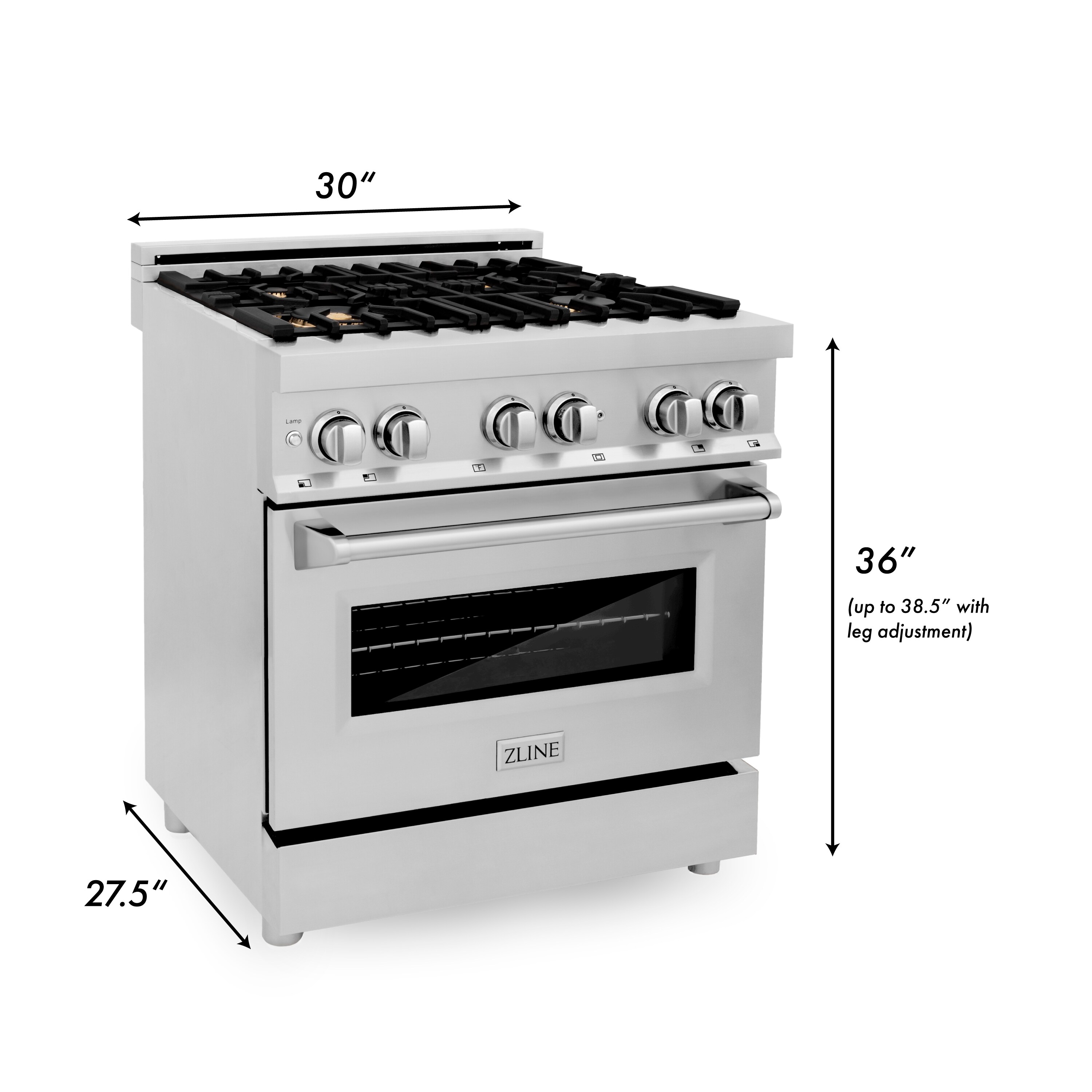 ZLINE KITCHEN & BATH RA-BR-30 Dual-Fuel-Ranges - View #15