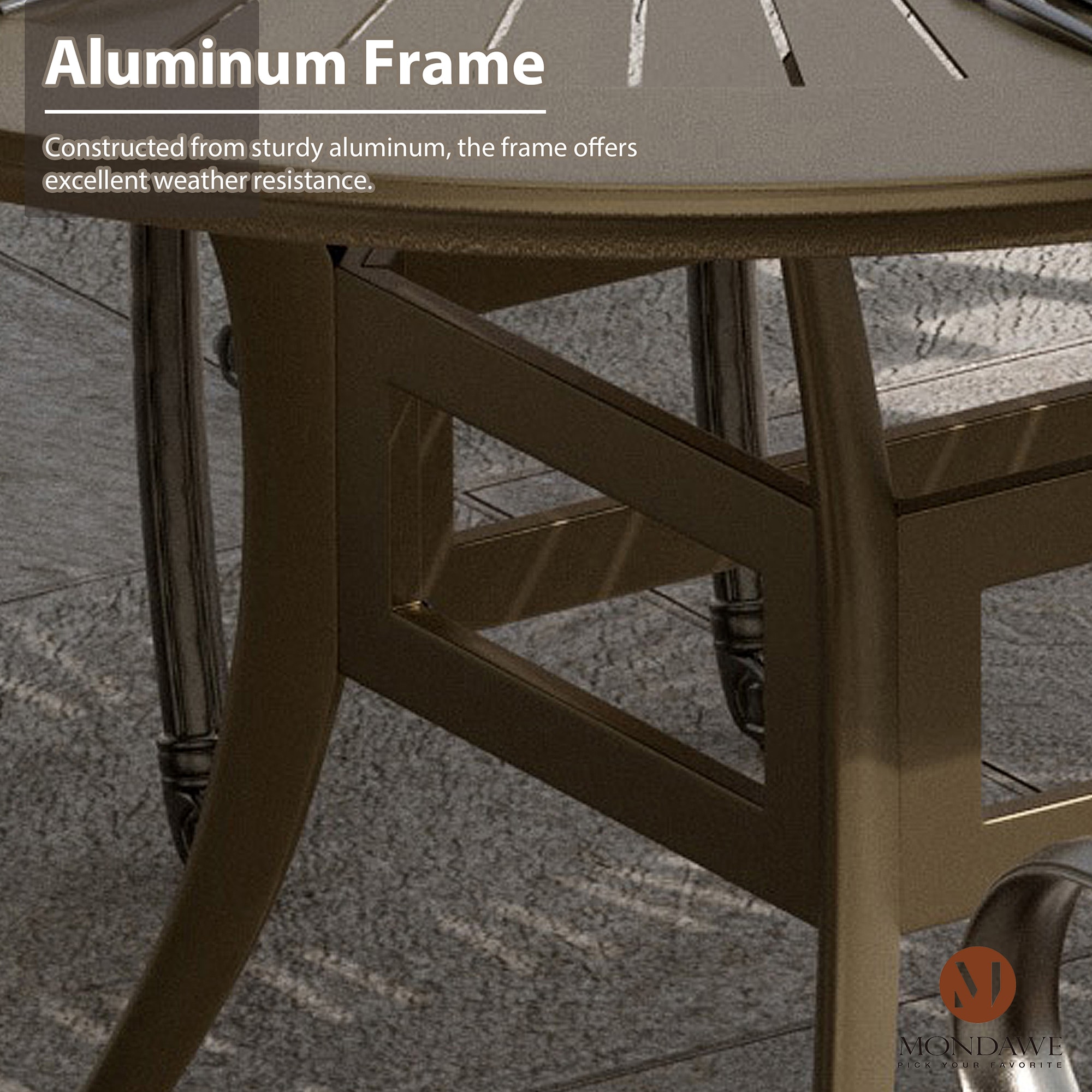 Mondawe OR-FG4A-GO Patio-Tables - View #5