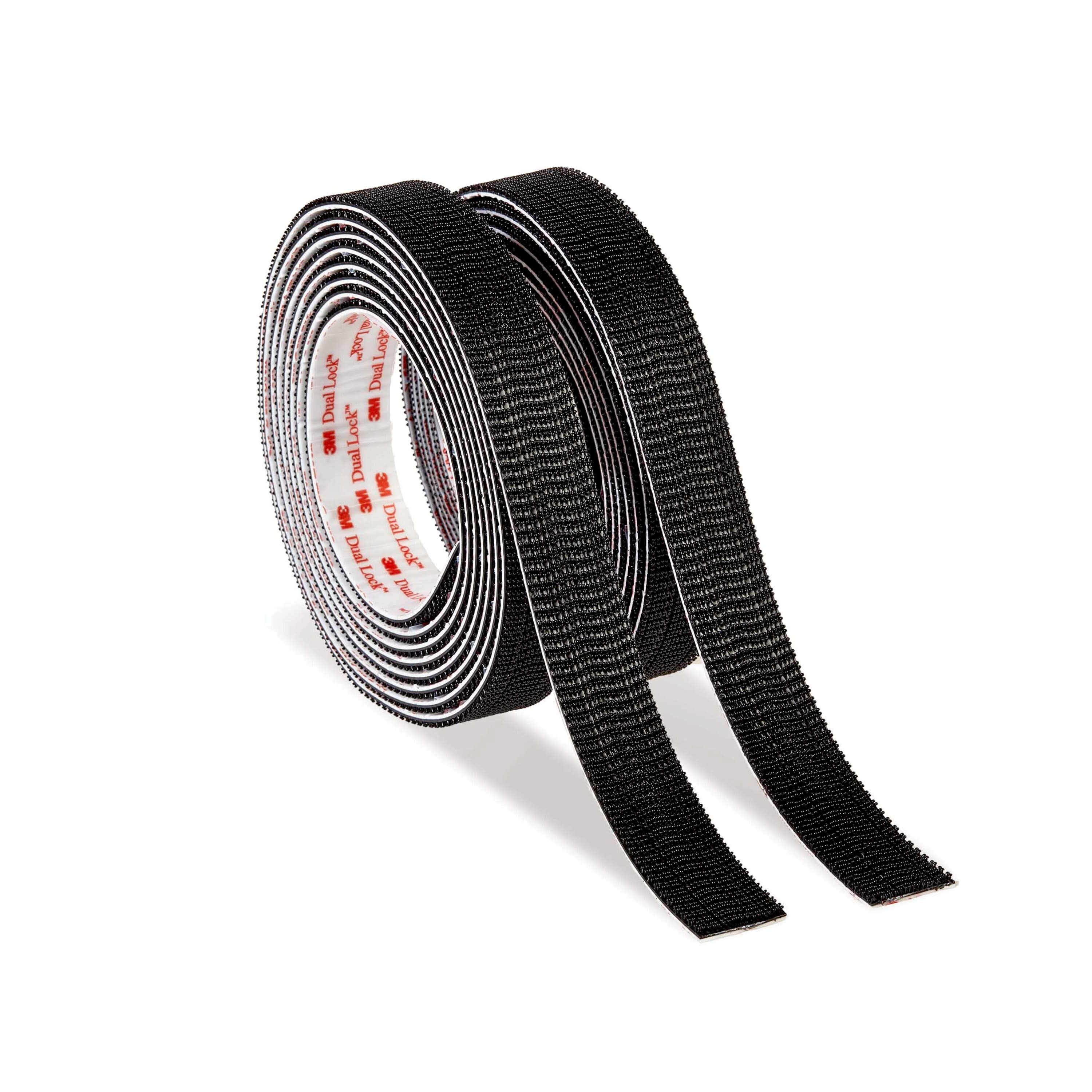Hook and loop fastener, VELCRO® with adhesive, nylon, black, 1x1