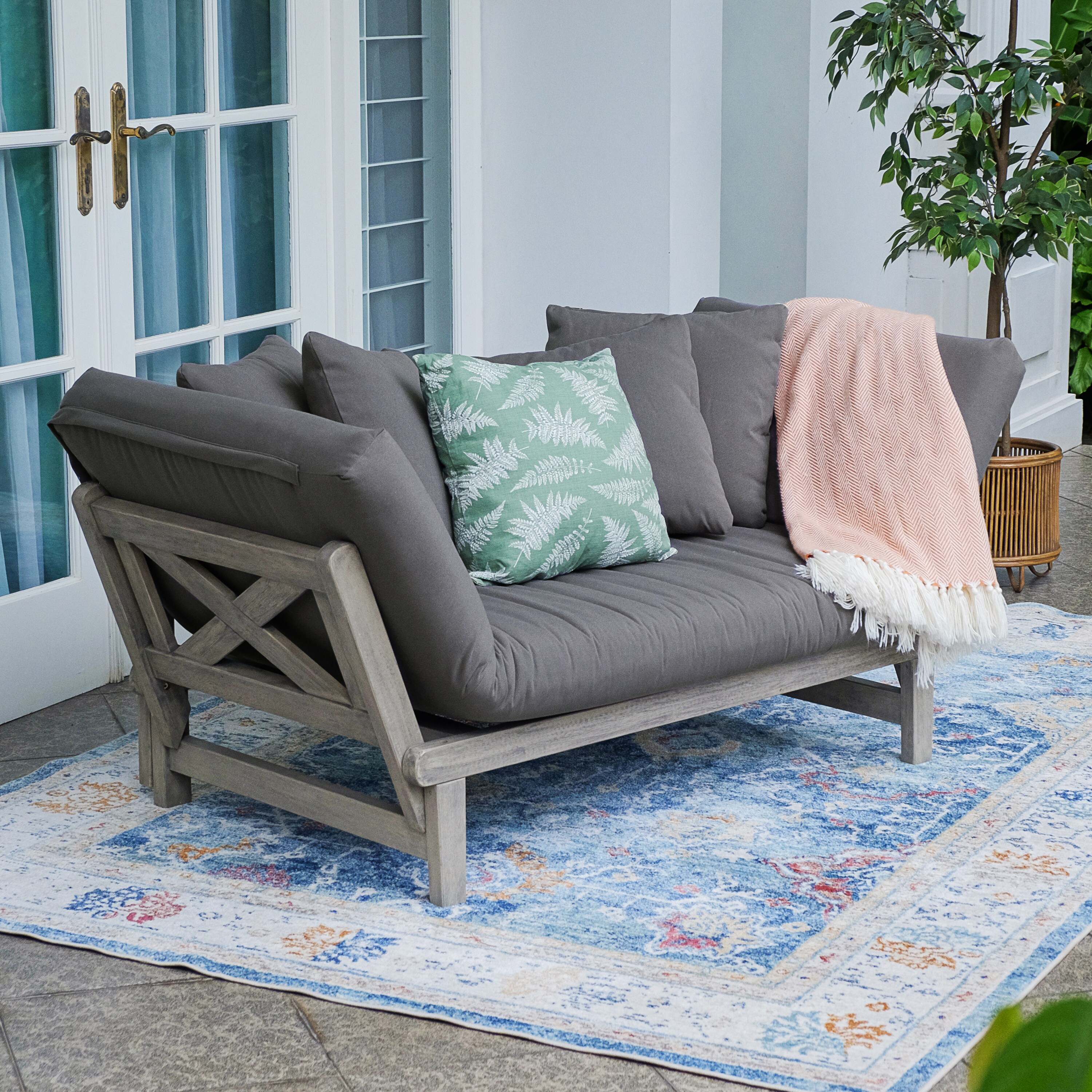 Cambridge Casual 460109-HW-DW-GY-XX Patio-Sofas-Daybeds - View #5