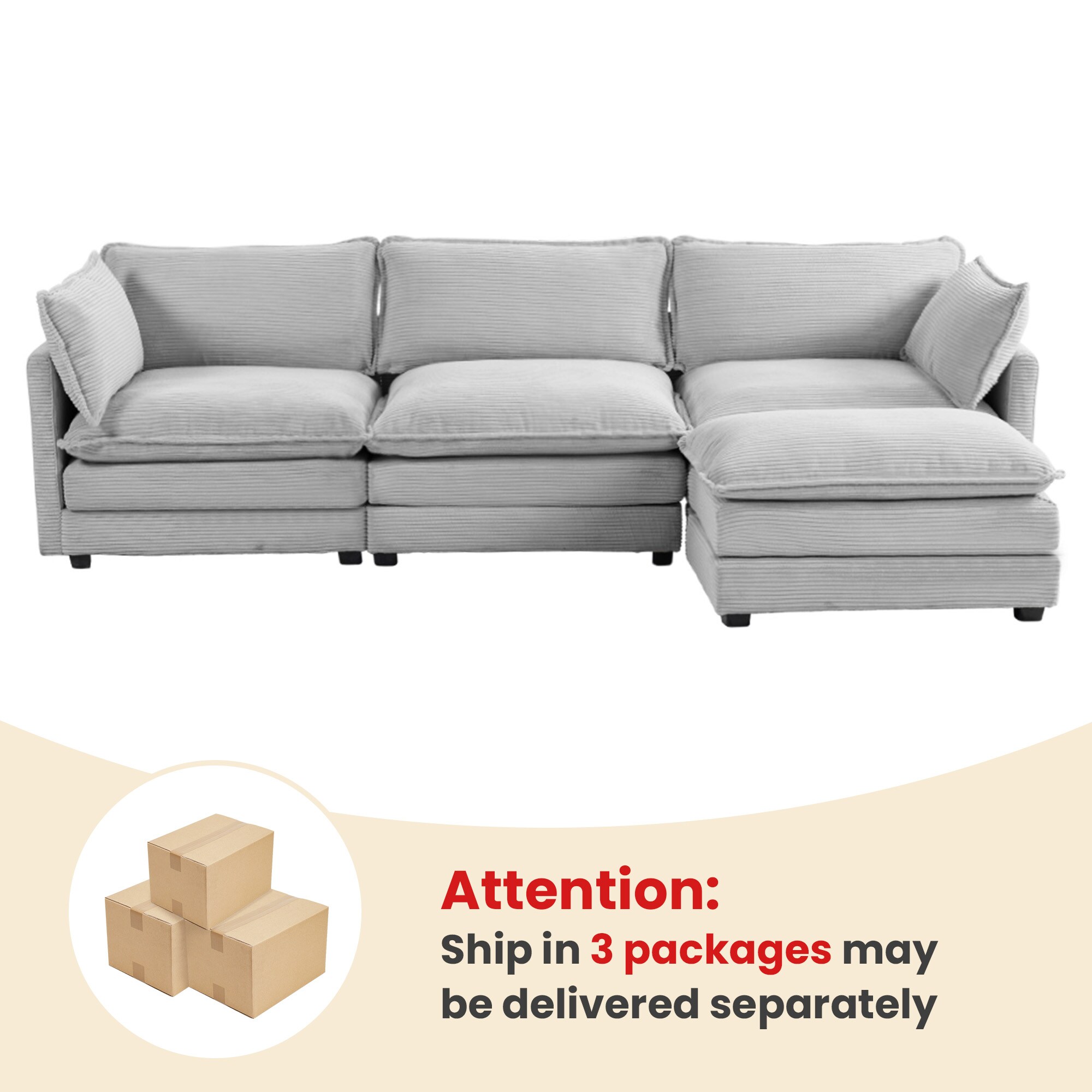 JEAREY JE-XNELD-3-LG Sofas-Loveseats - View #12