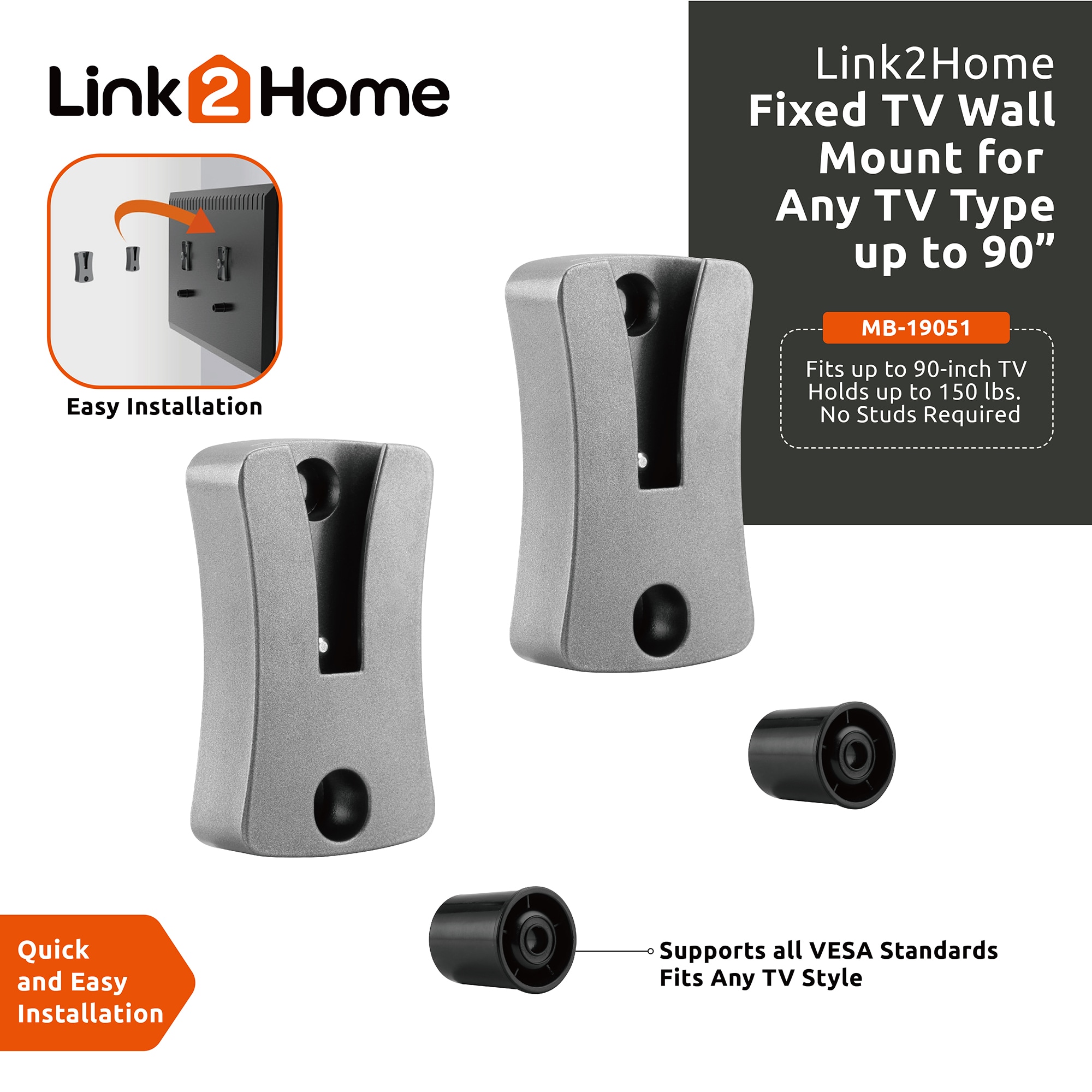LINK2HOME MB-19051 Tv-Mounts - View #3