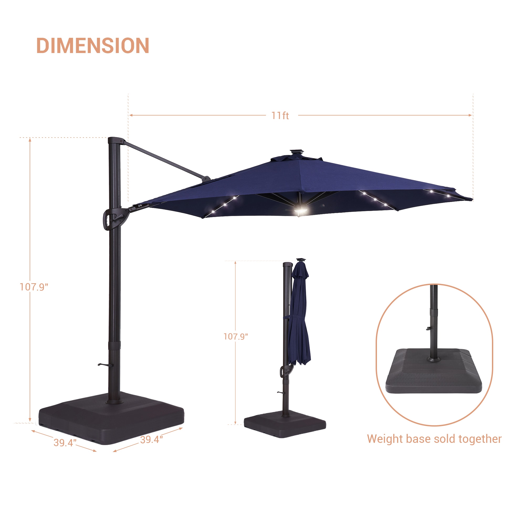 ACEGOSES LW-HCT-TJ23BL Umbrellas-2 - View #2
