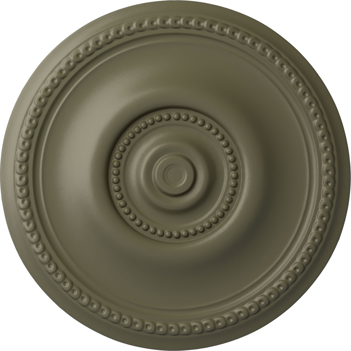 Ekena Millwork CM20BESSF Raynor 20.625-in W x 20.625-in L Painted Spartan Stone Polyurethane Whole Ceiling Medallion