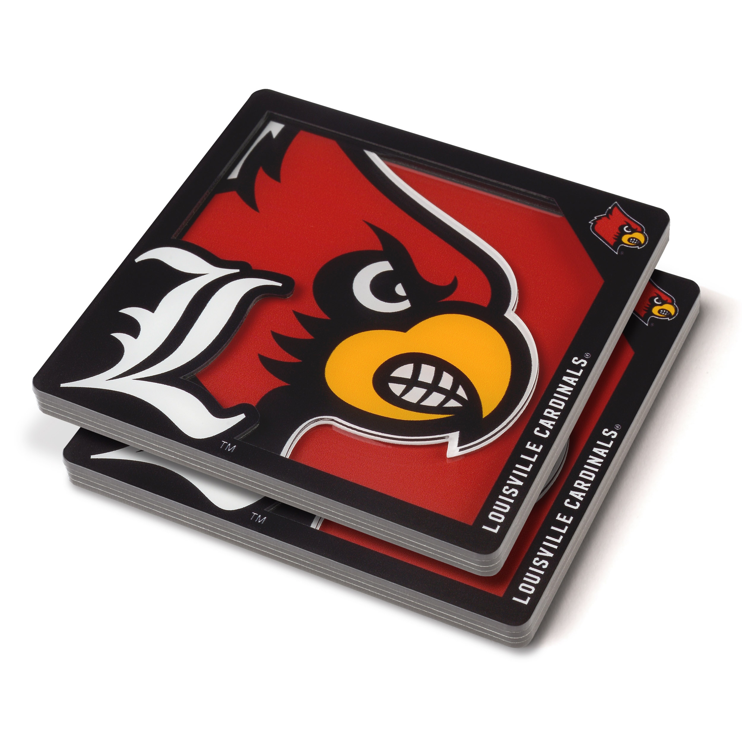 Louisville Cardinals 22 2-Wheeled Duffel Bag - Black