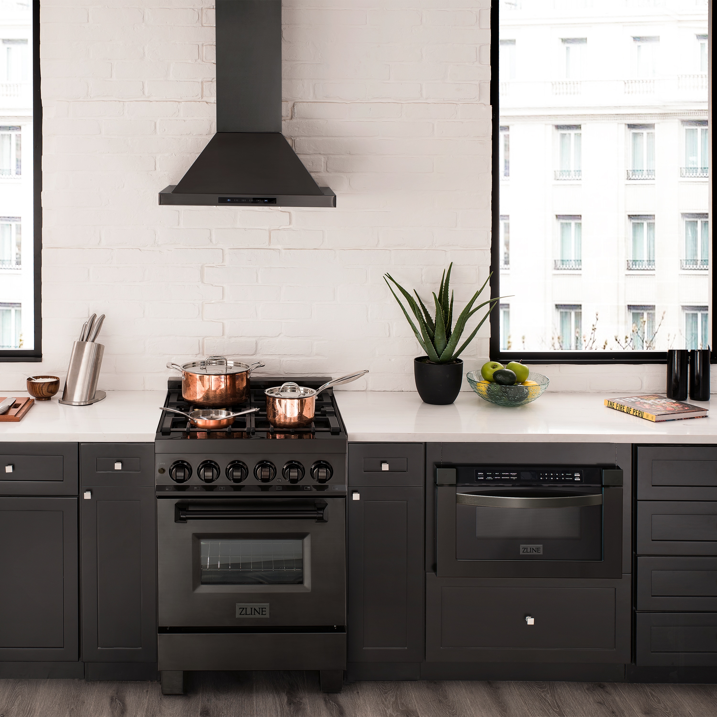 ZLINE KITCHEN & BATH RAB-BR-24 Dual-Fuel-Ranges - View #2