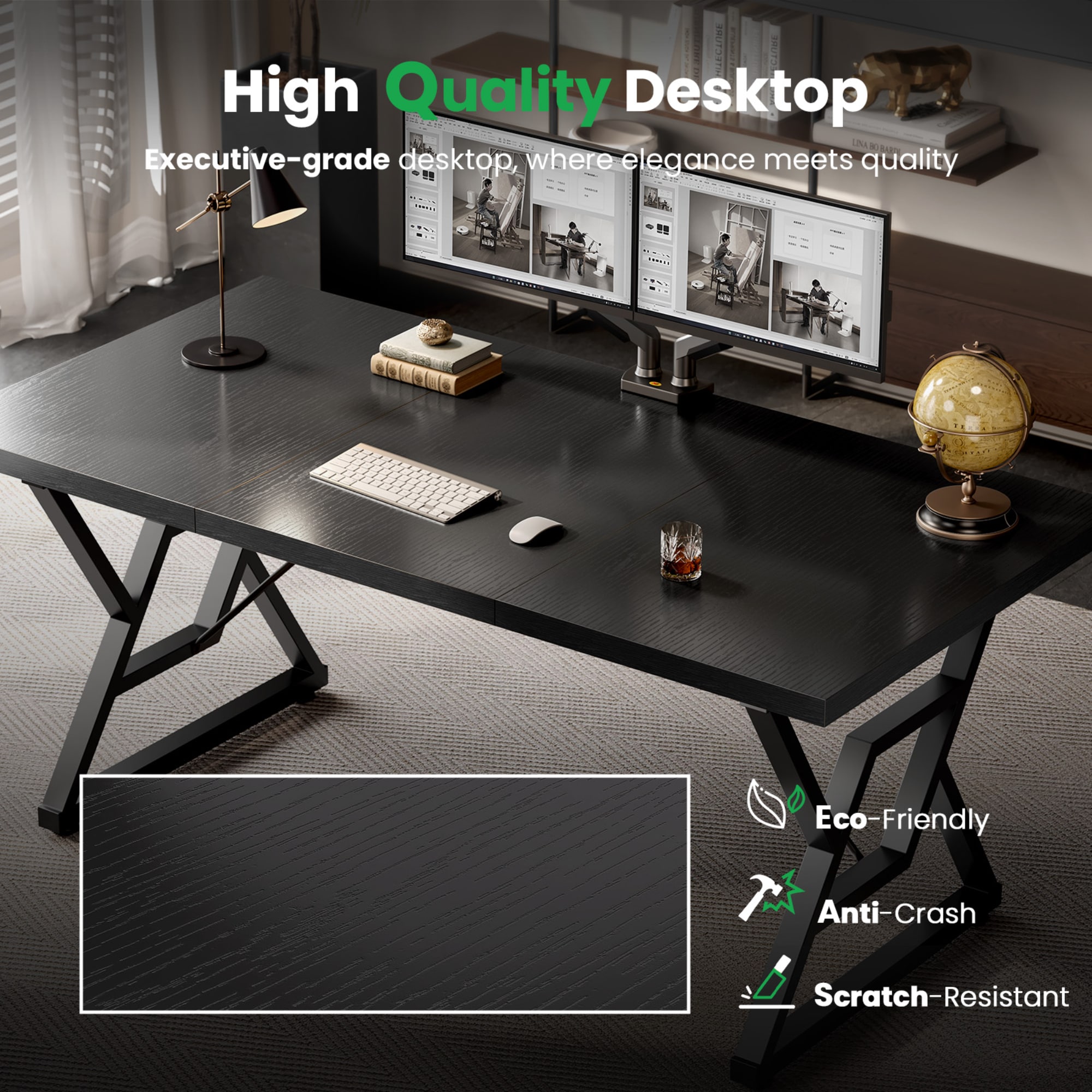 Wooakway ED01-63BK desks - View #4