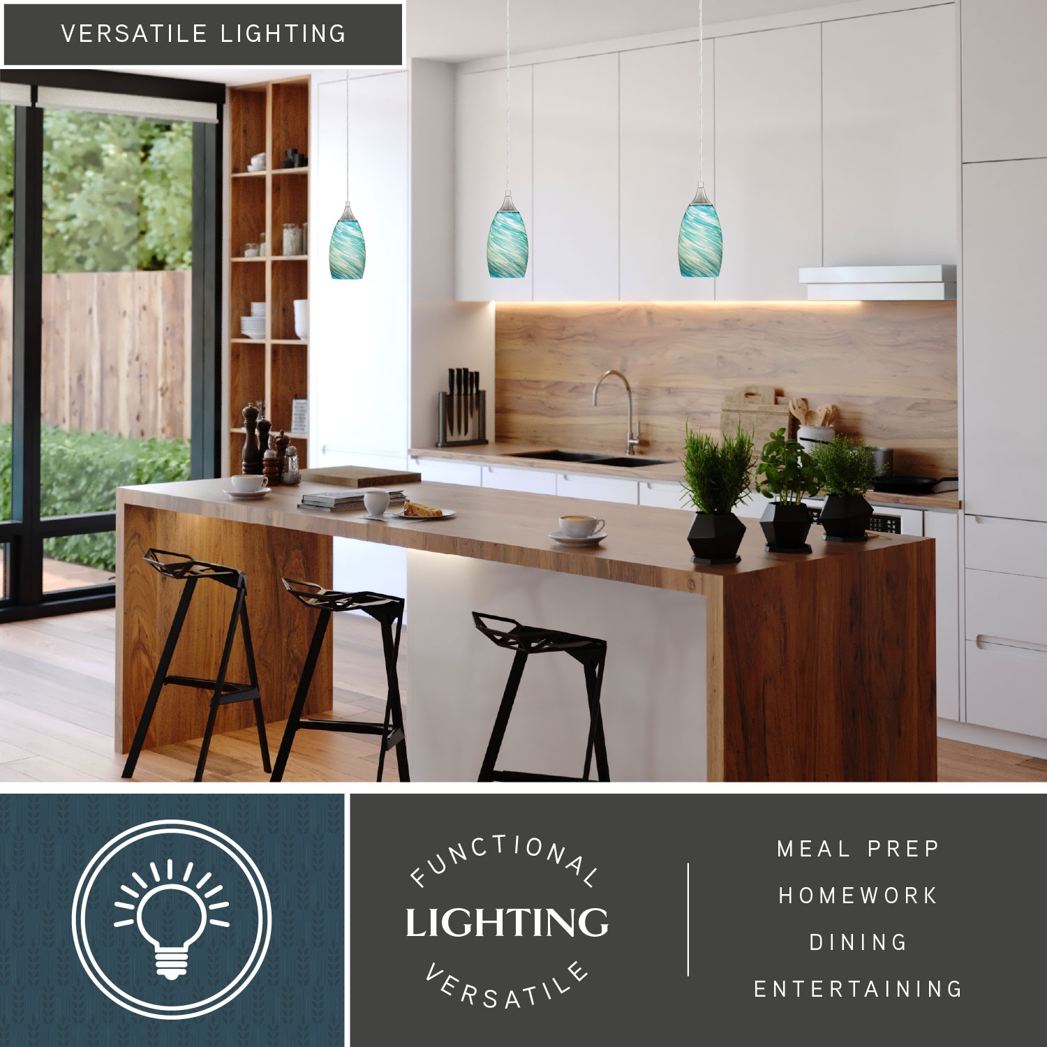 Cascadia P0172 Pendant-Lights - View #3