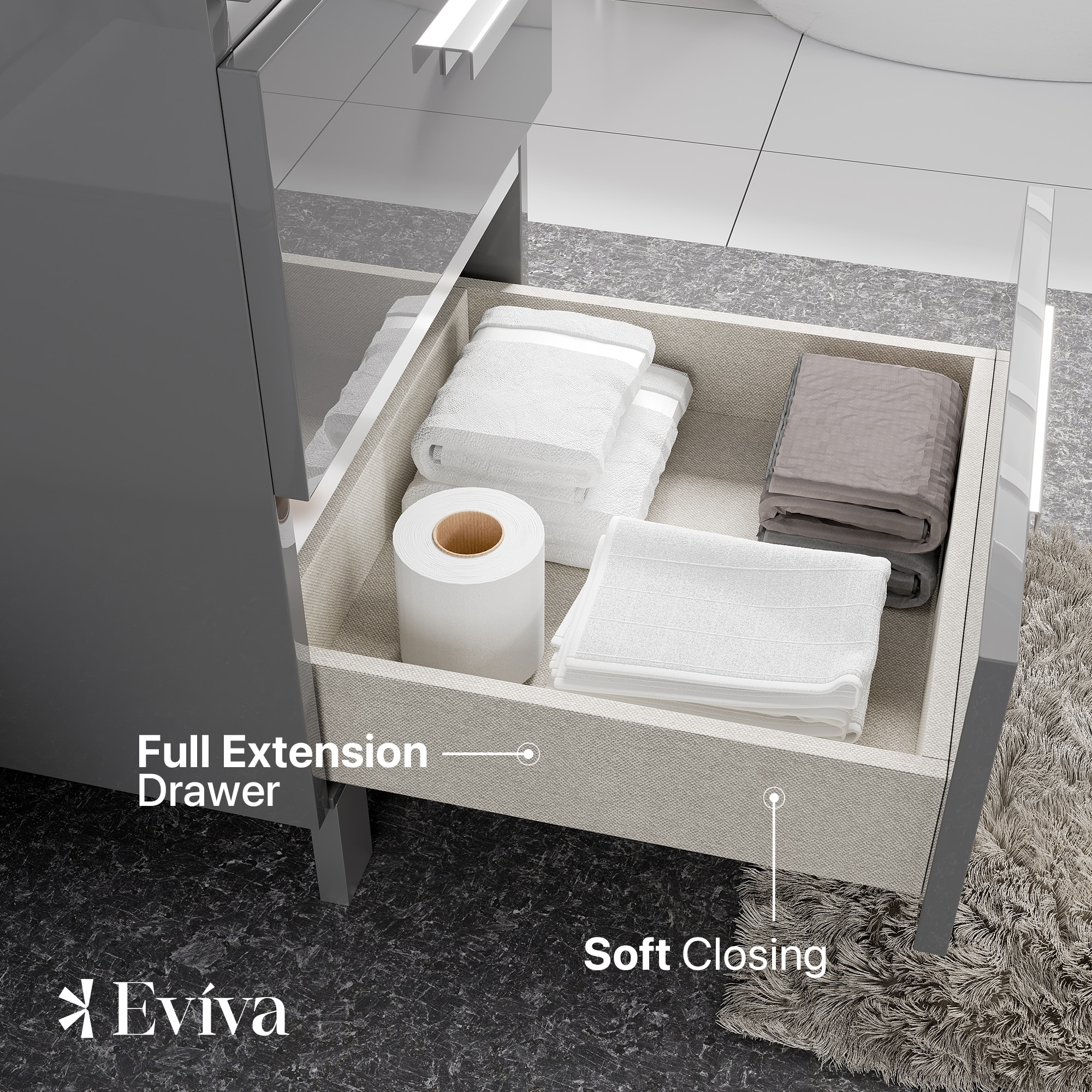 Eviva EVVN580-24GR Bath-Vanity-Combo - View #4