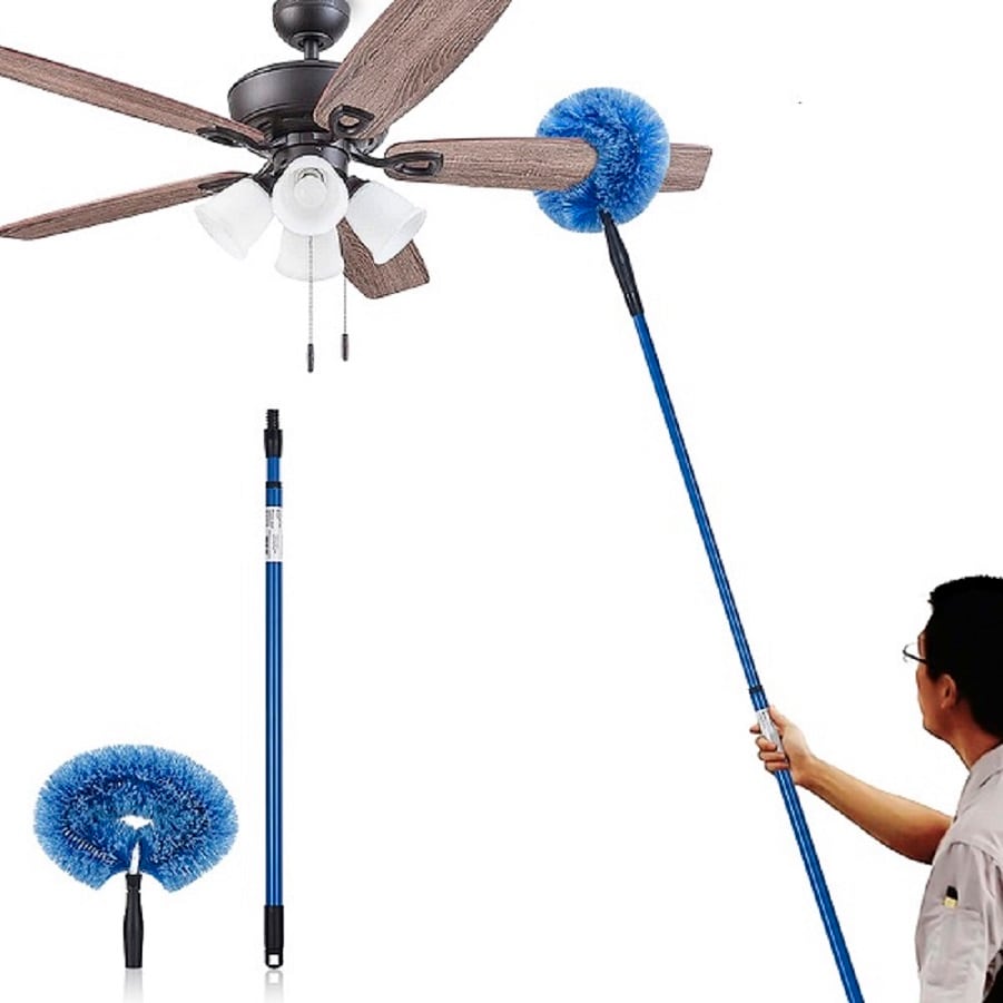 Ceiling Fan Cleaner Brush, With Extension Long Handle, Reusable Washable  Dust Removal Duster For Cleaning Ceiling Fan Wall Furniture Bookshelves  Door, Household Dusting Brush, Cleaning Supplies, Cleaning Tool, Back To  School Supplies 