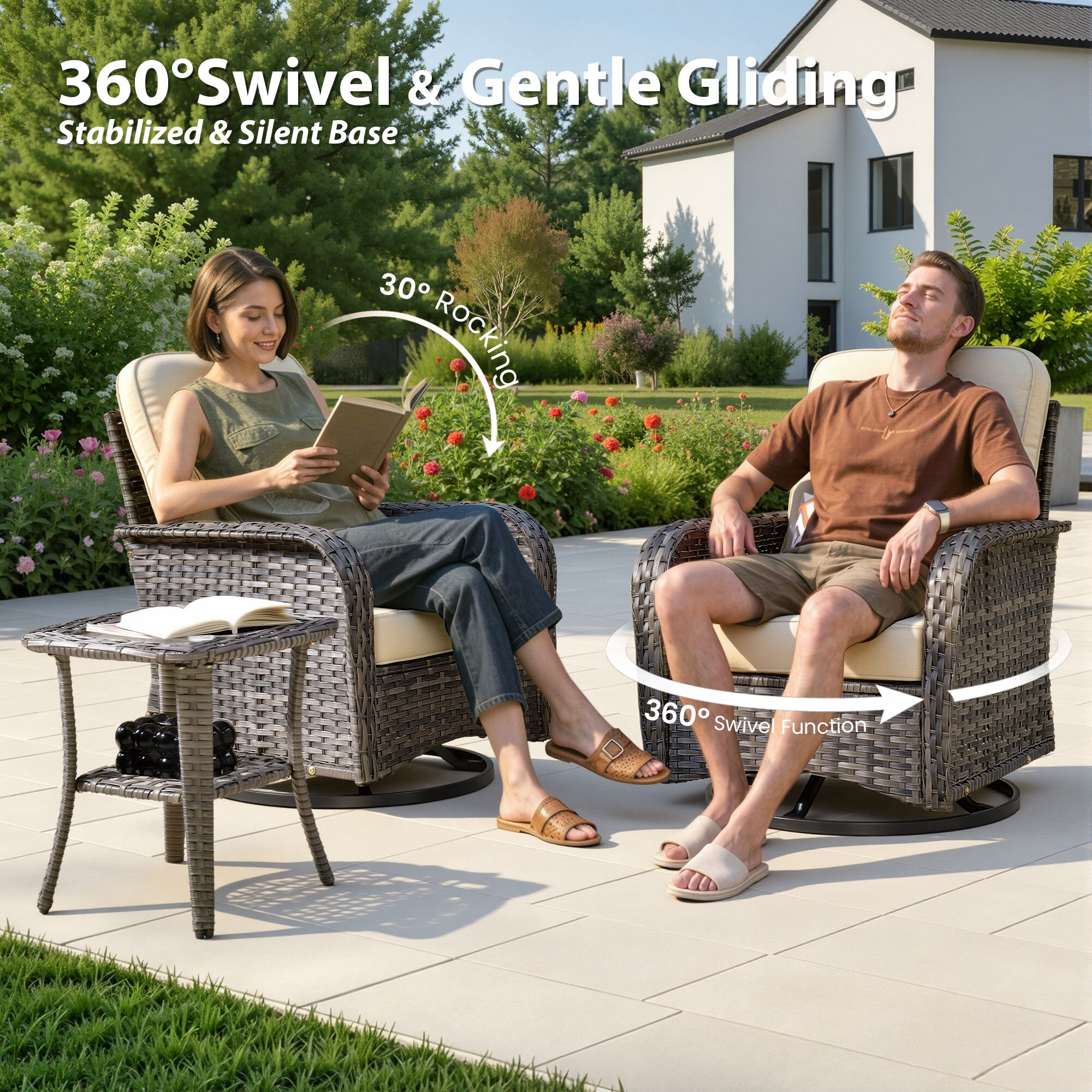 weaxty HMBYZGNCGNDS600S51 Patio-Conversation-Sets - View #5