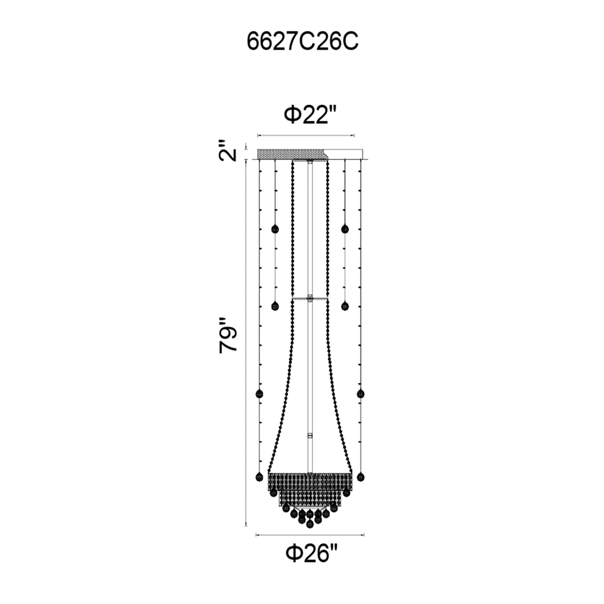 CWI Lighting 6627C26C flushmounts - View #8
