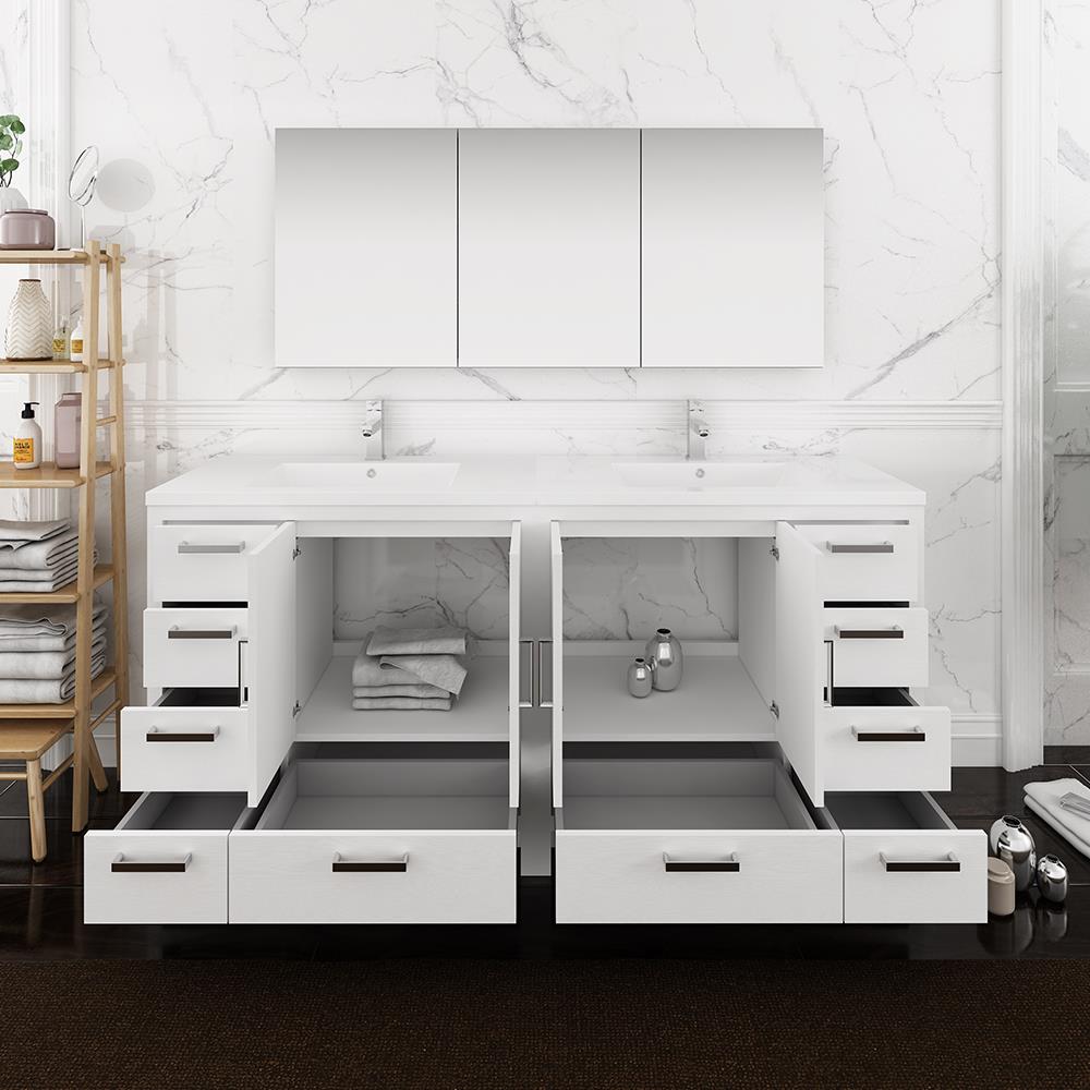 Fresca FVN9472WH Bath-Vanity-Combo - View #4