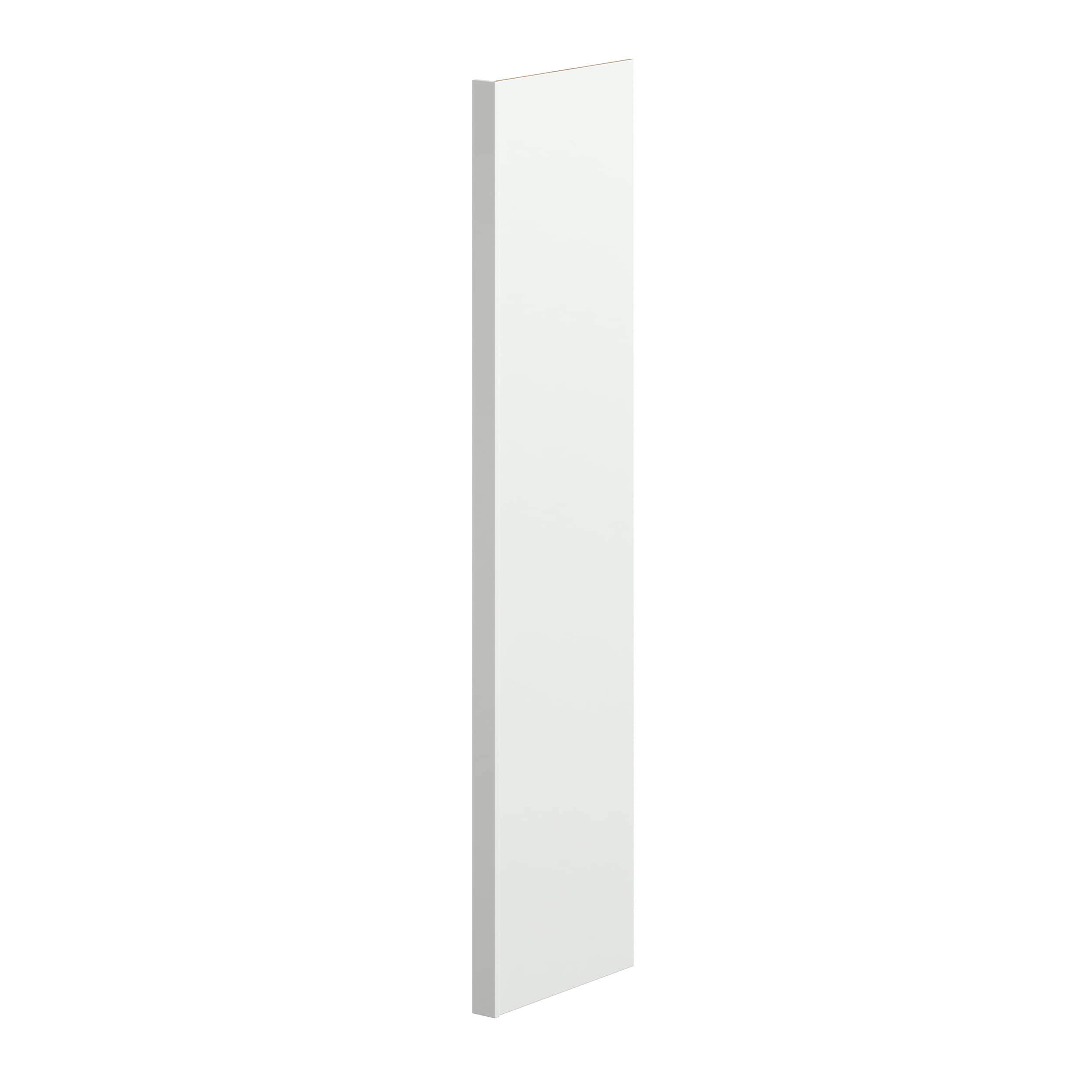 RELIABILT Parkstone II Cabinet End Panel 3-in W x 96-in H x 24-in D Brilliant White Painted (Refrigerator End Panel)