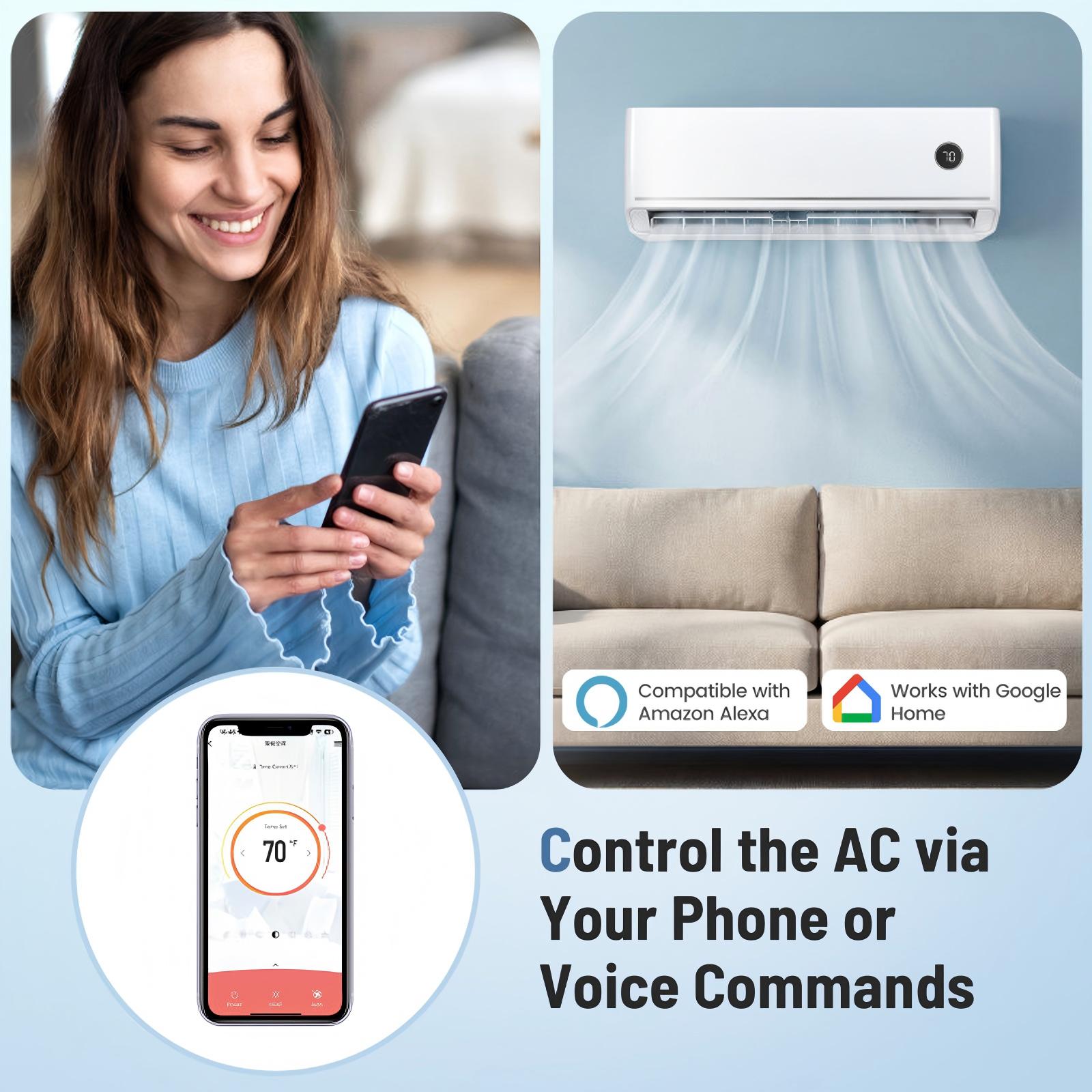 SUGIFT 208-230V 24000 BTU Ductless Mini Split Air Conditioner 18.1 SEER2 Inverter Heat Pump WiFi 1200 sq ft Coverage Sansujyuku sansujyuku.com