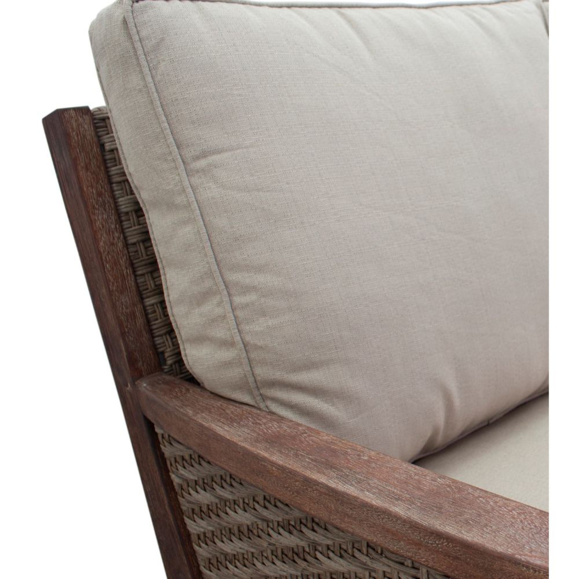 Buena Vista Grey Rattan Outdoor Corner Sofa Set - Inspirations Wholesale