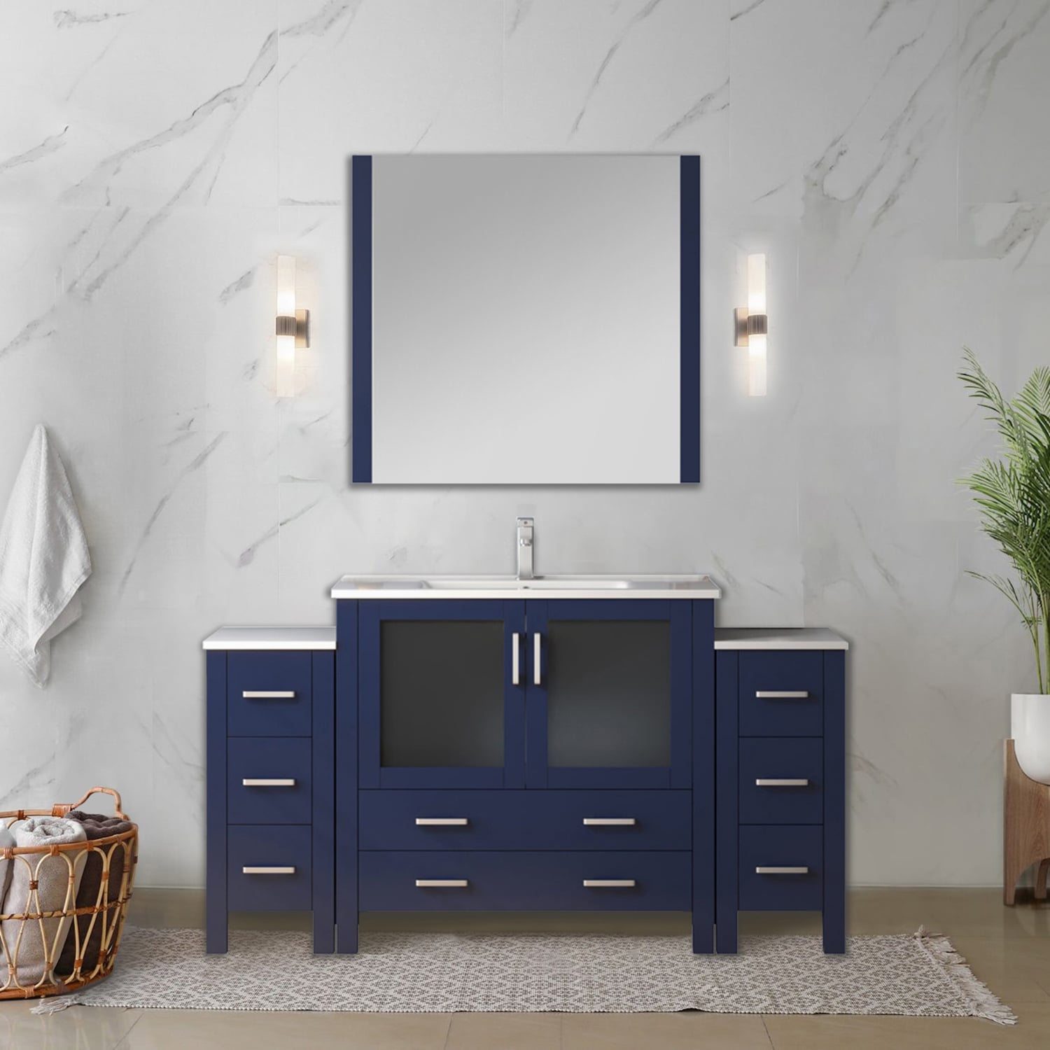 Lexora LV341860SEESM22 Bath-Vanity-Combo - View #5