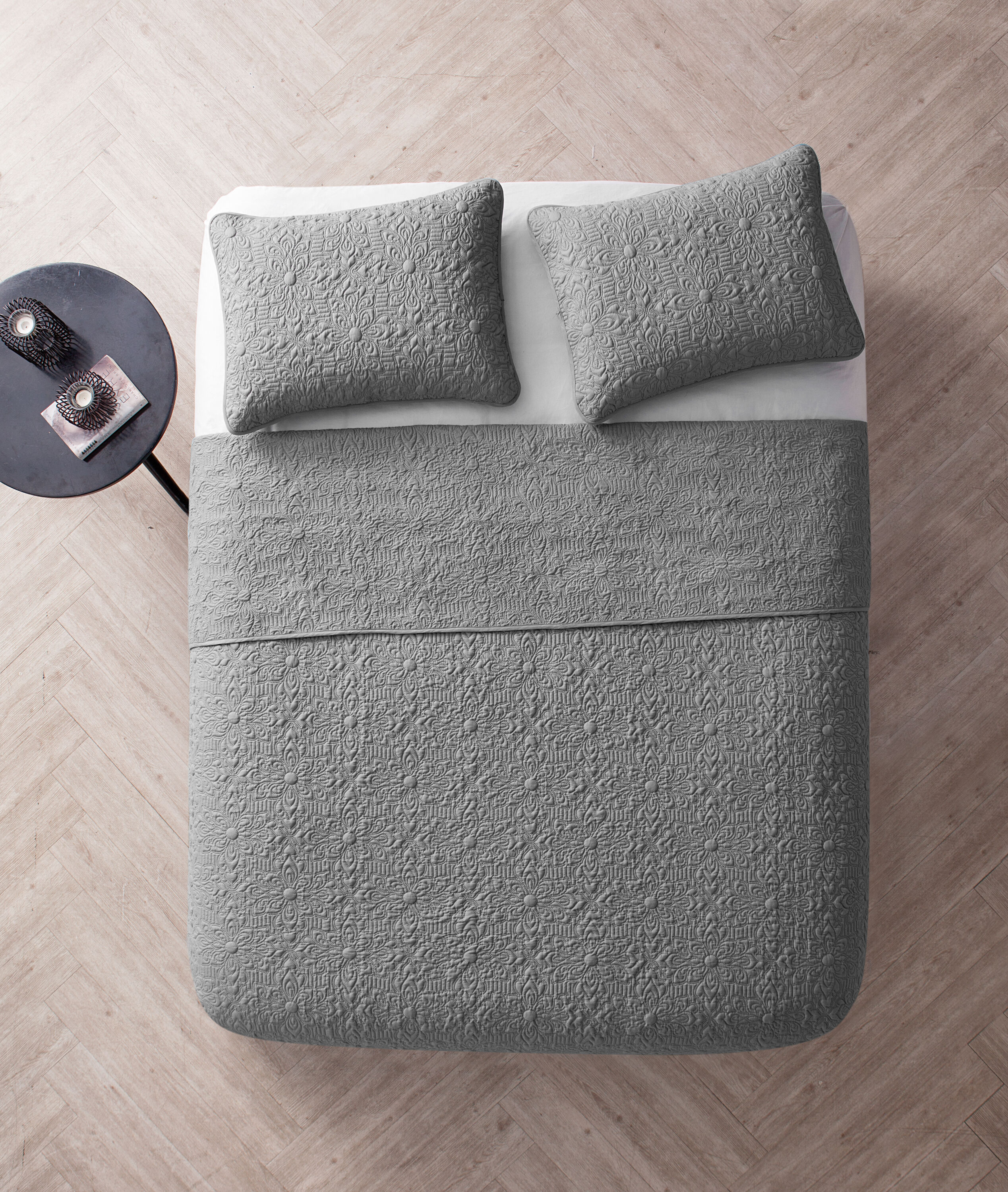 VCNY Home CAR3QTKINGINGREY bedding - View #7