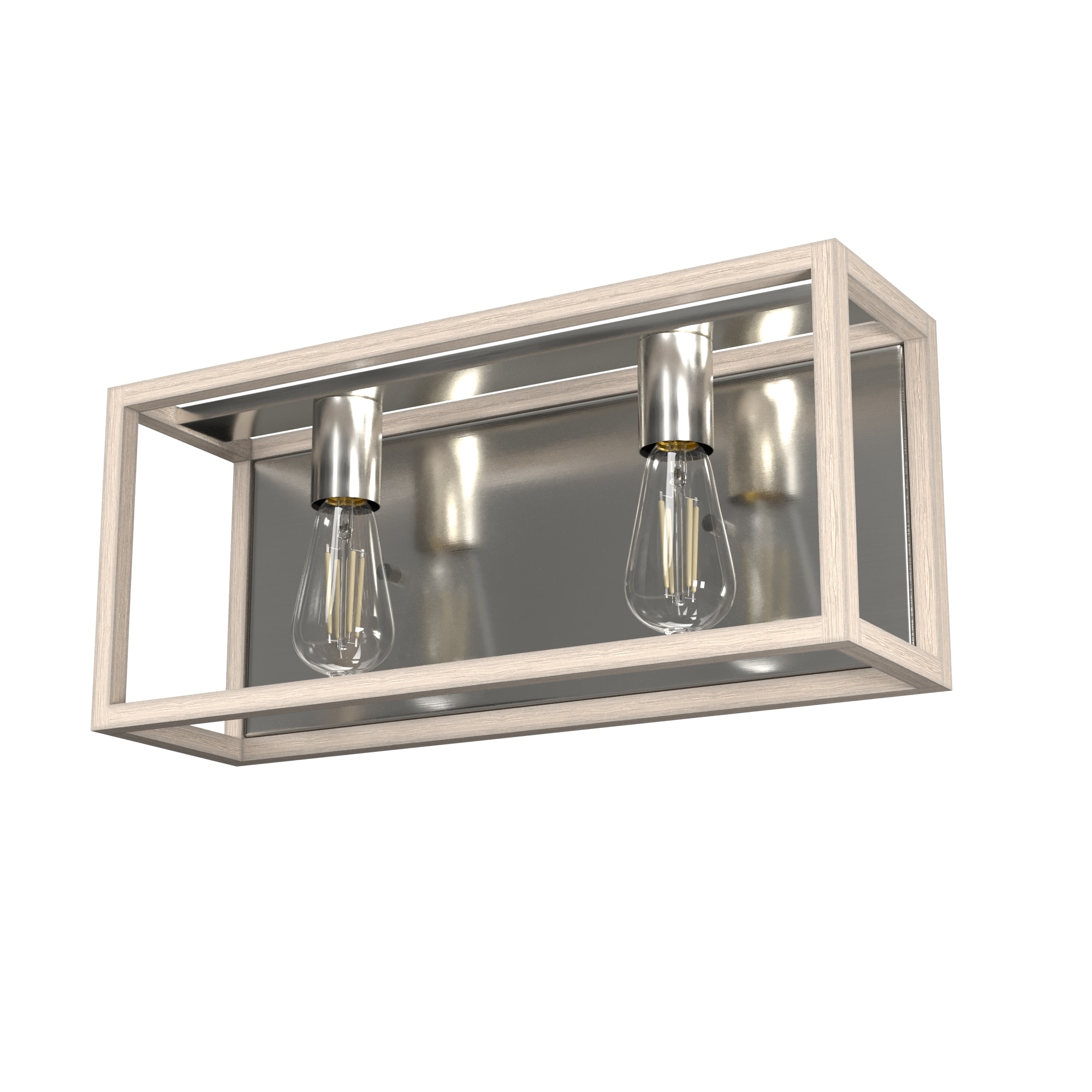 Hunter 19672 Squire Manor 5-in 2 -Light Brushed Nickel Modern/contemporary Vanity light
