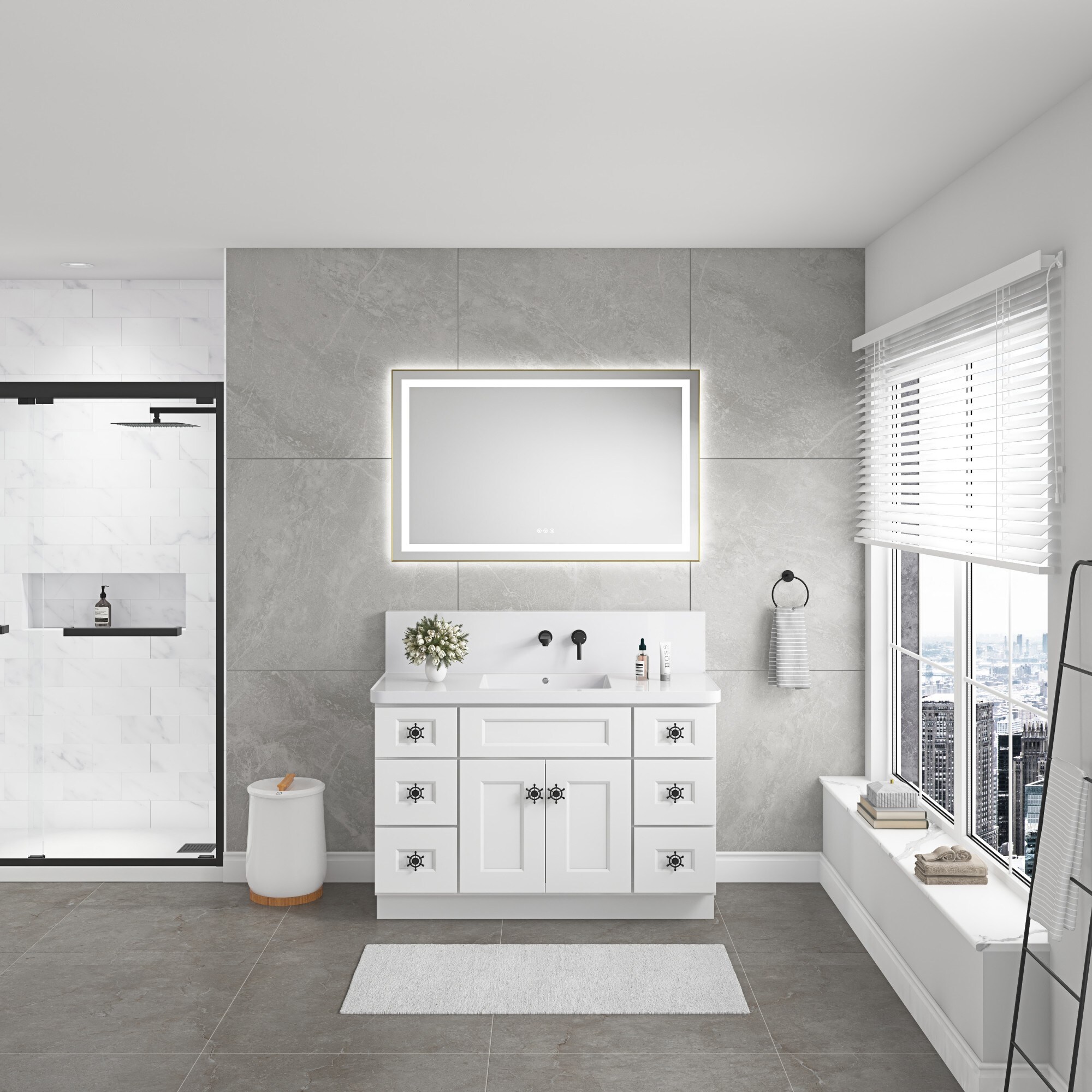 ToolCat BZ-2-115-JYG Framed-Bath-Mirrors - View #7