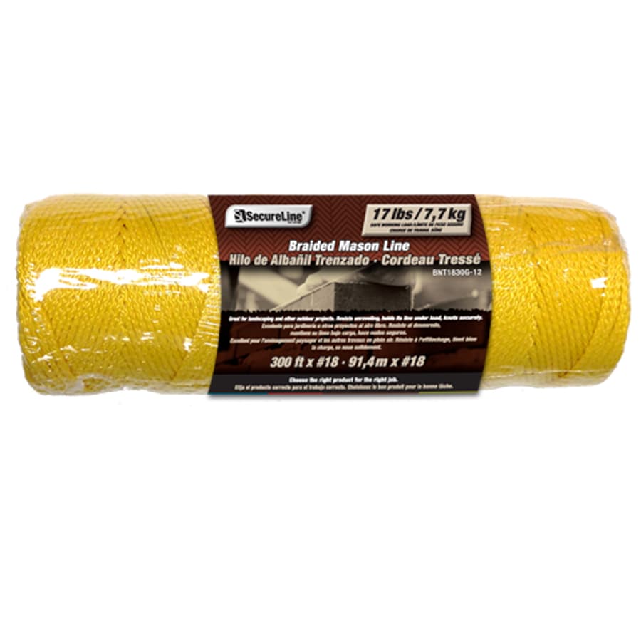 Lehigh 0.125-in x 48-ft Braided Nylon Rope in the Packaged Rope