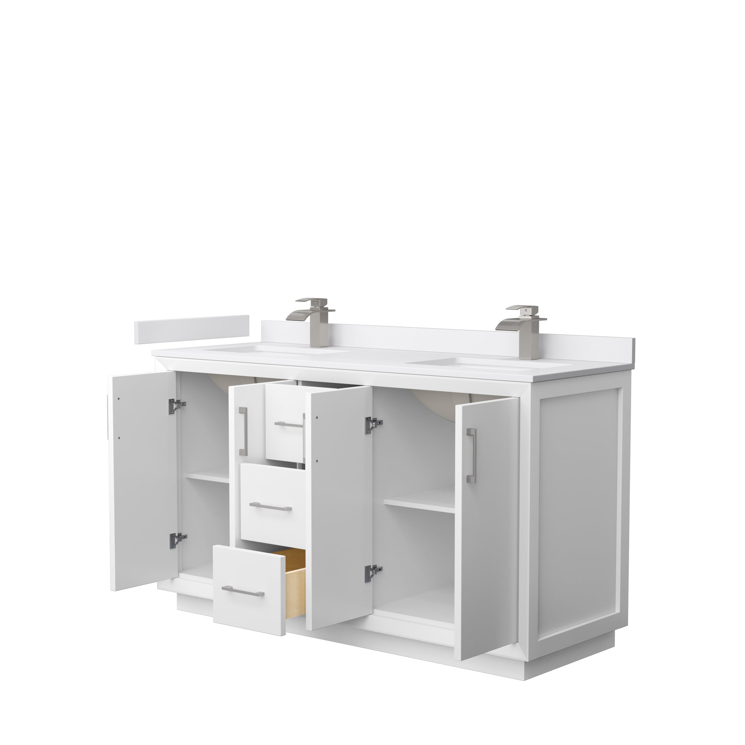 Wyndham Collection WCF414160DWHWCUNSMXX Bath-Vanity-Combo - View #2