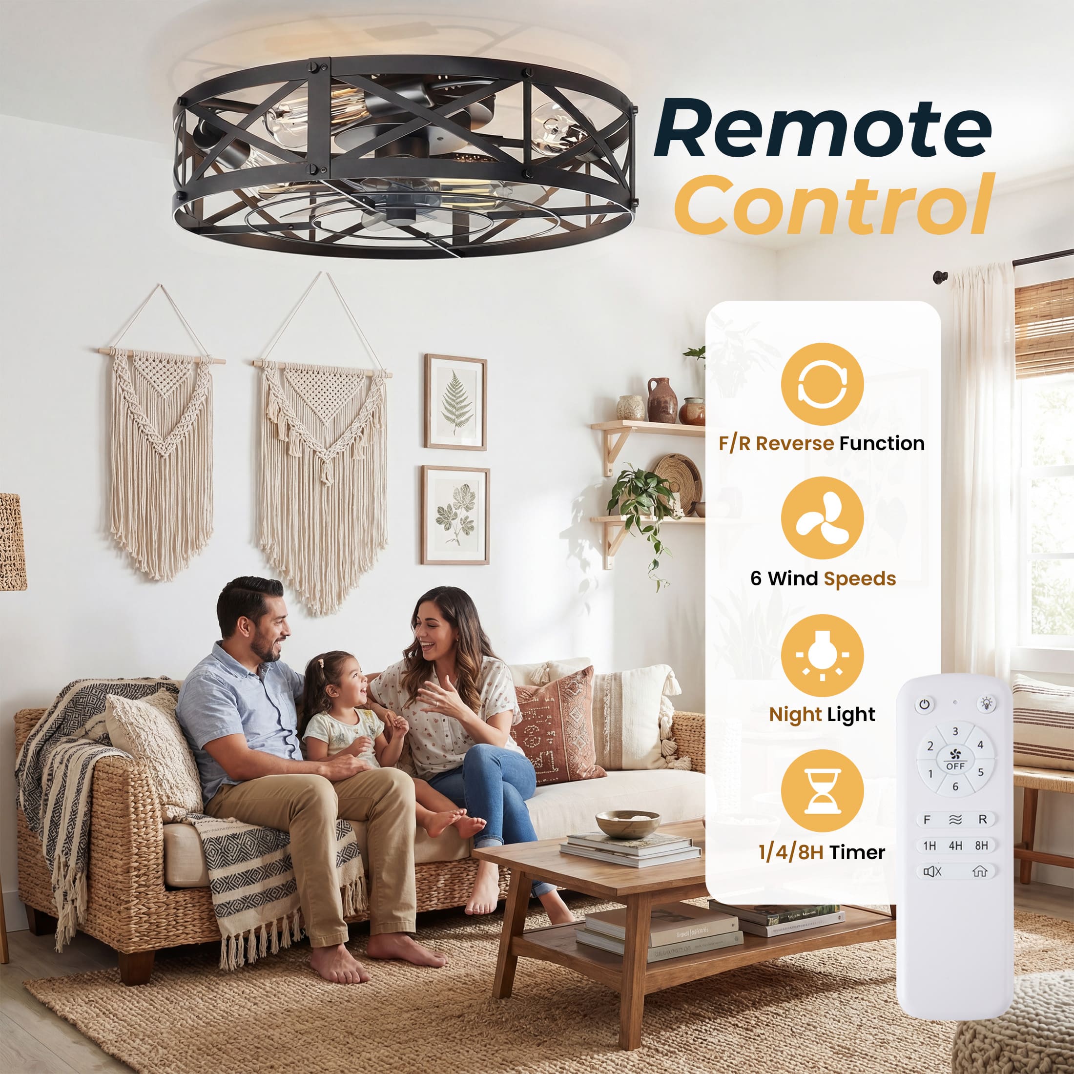 Sweetcrispy L-AC-DSV4NDS-22BK Ceiling-Fans - View #5