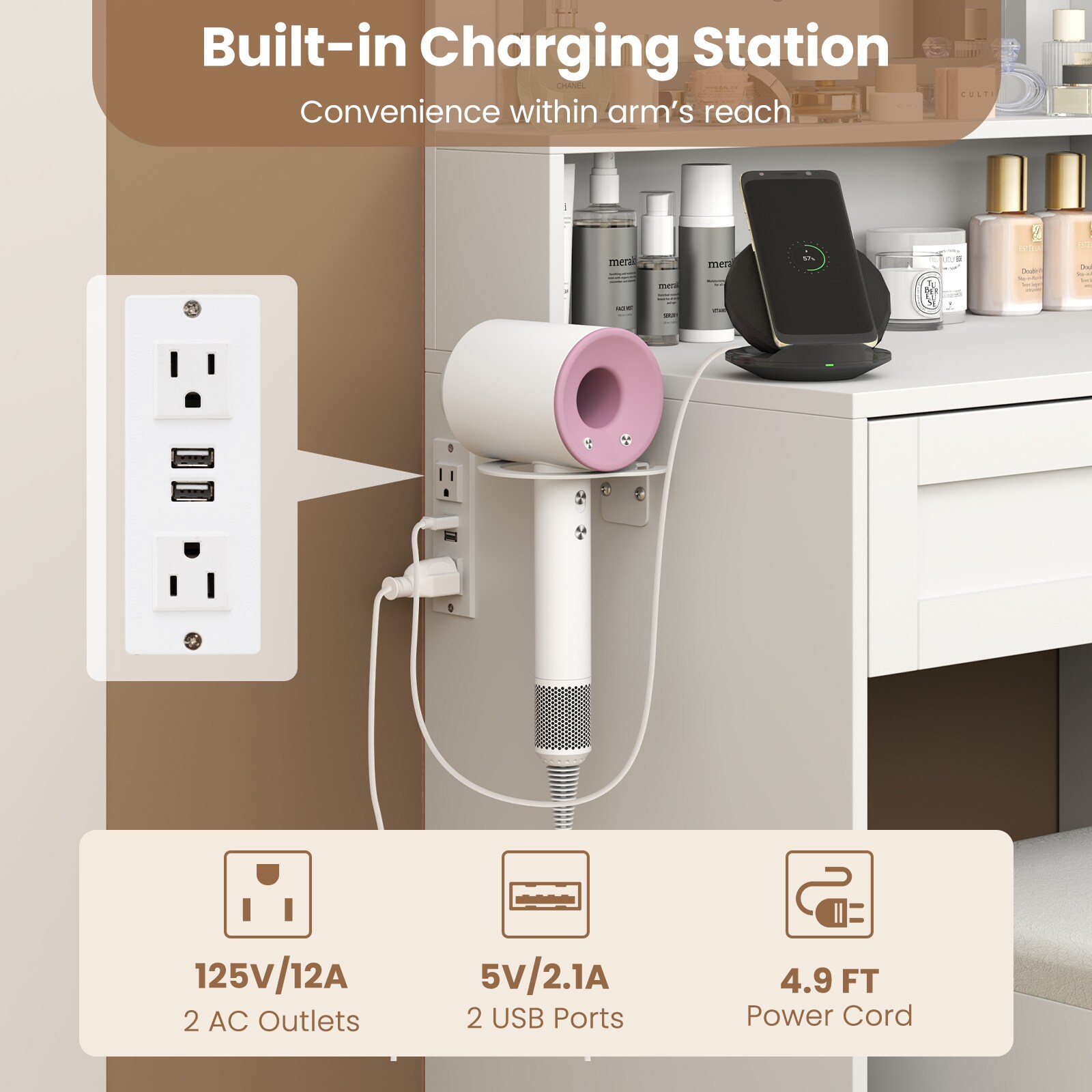 Slickblue D-CO-HW-SU25801UH Bedroom-Vanities - View #4