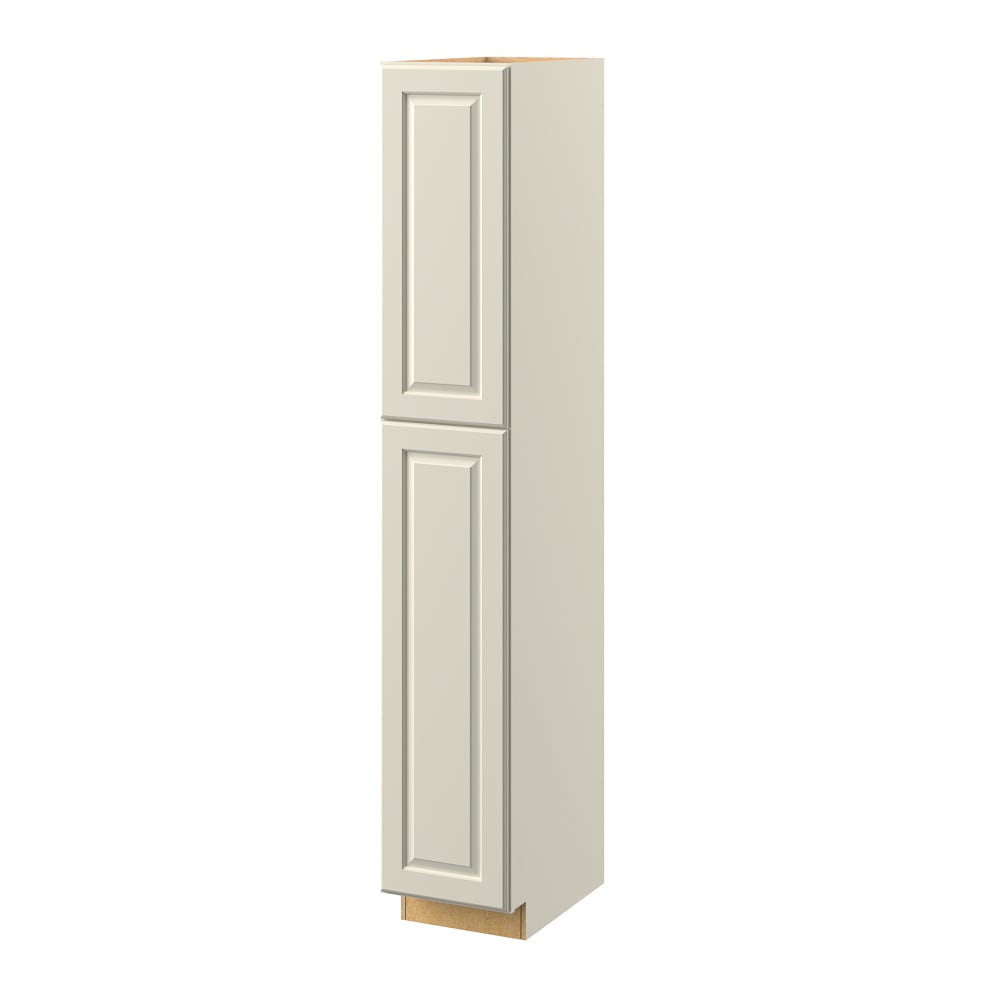 allen + roth Pattingham 15-in W x 84-in H x 24-in D Harbor Pantry Fully Assembled Cabinet (Raised Panel Square Door Style)