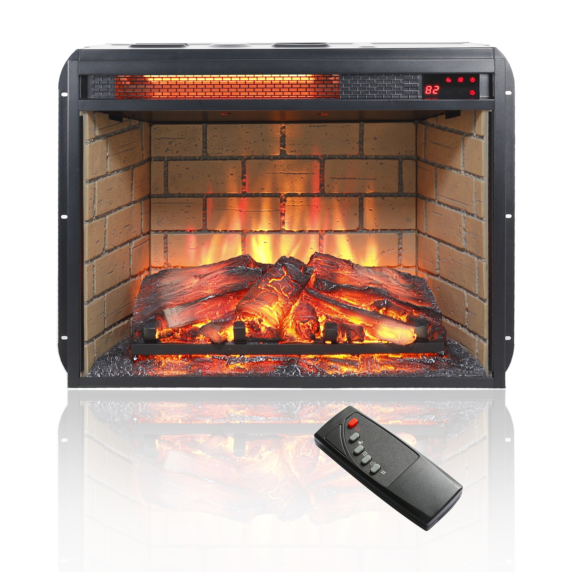 SINOFURN SYC070036BK Electric-Fireplace-Fireboxes - View #2