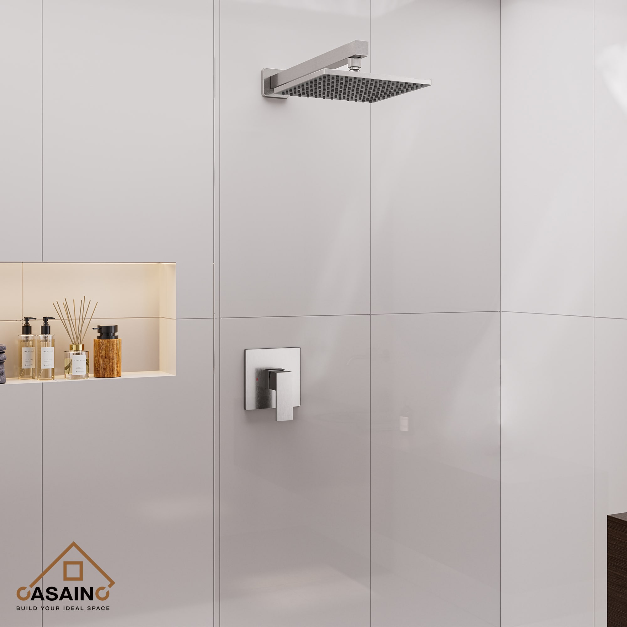 CASAINC CS1911-MB Showerhead-Bar-Panels - View #2
