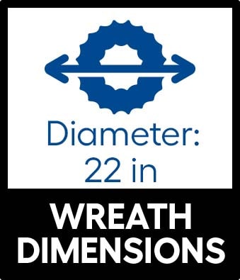 Worth Imports 7998 Artificial-Thanksgiving-Wreaths - View #2