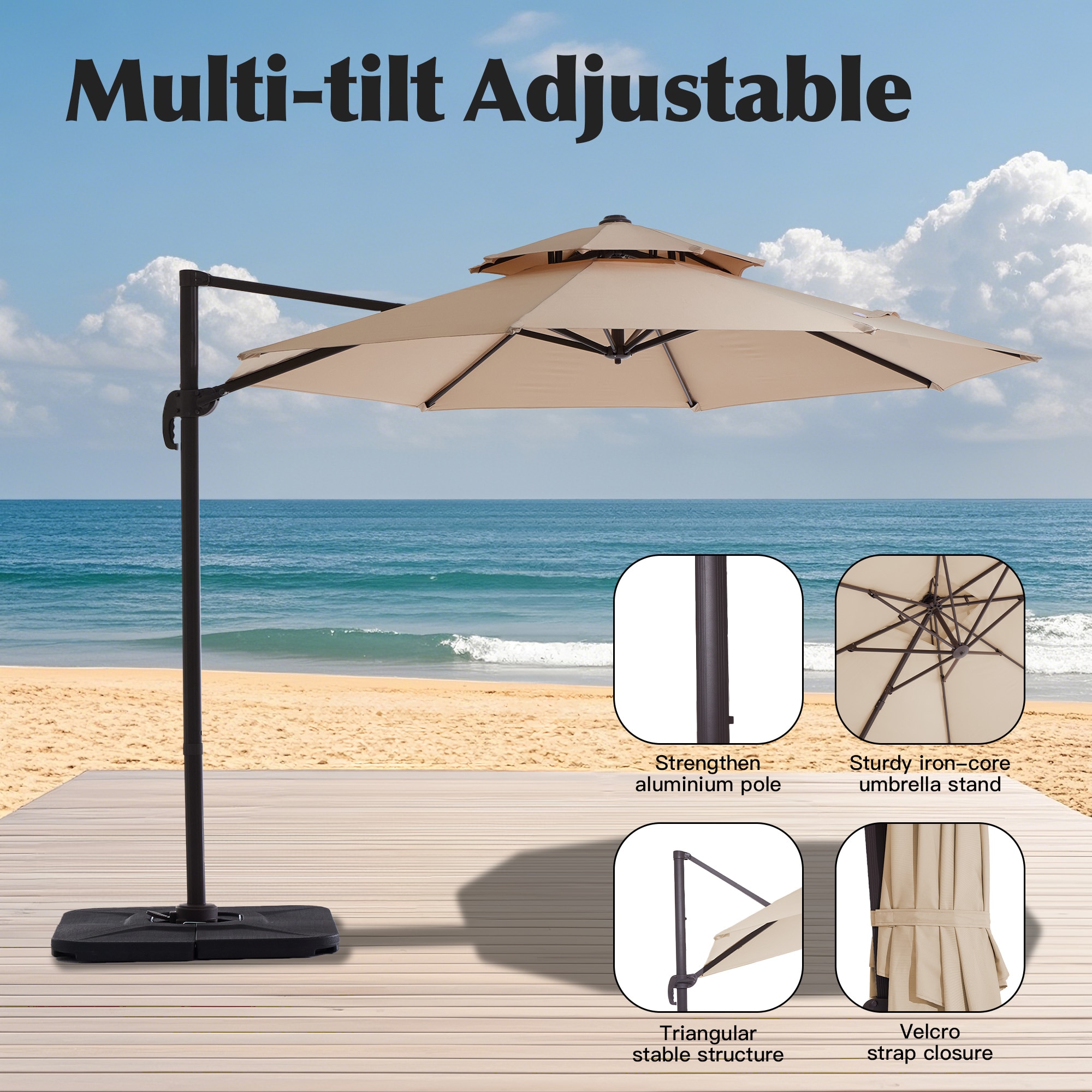 VOUA SAF-NDBL-WH Umbrellas-2 - View #5