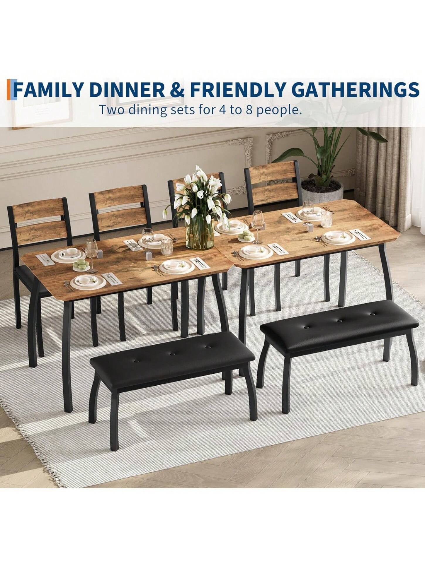 Qeetex BY-PHK-33WUNAXL Dining-Tables - View #8