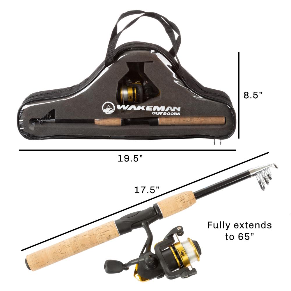 POCKET ROCKET ANGLER ROD WITH REEL, the world's smallest fishing rod.  suitable for fishing during leisure. Get it here  >>>