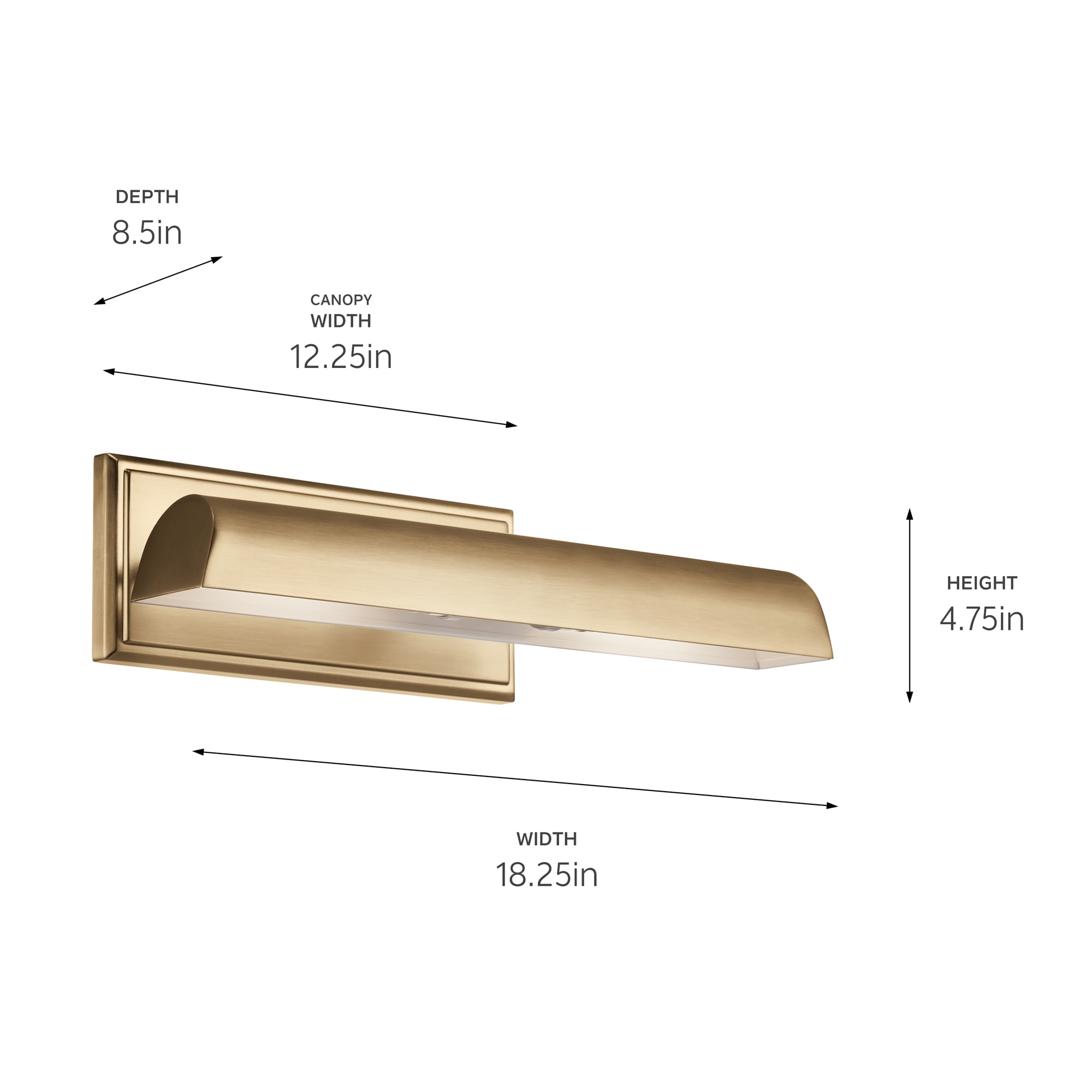 Kichler 52685CPZ Picture-Lighting - View #9
