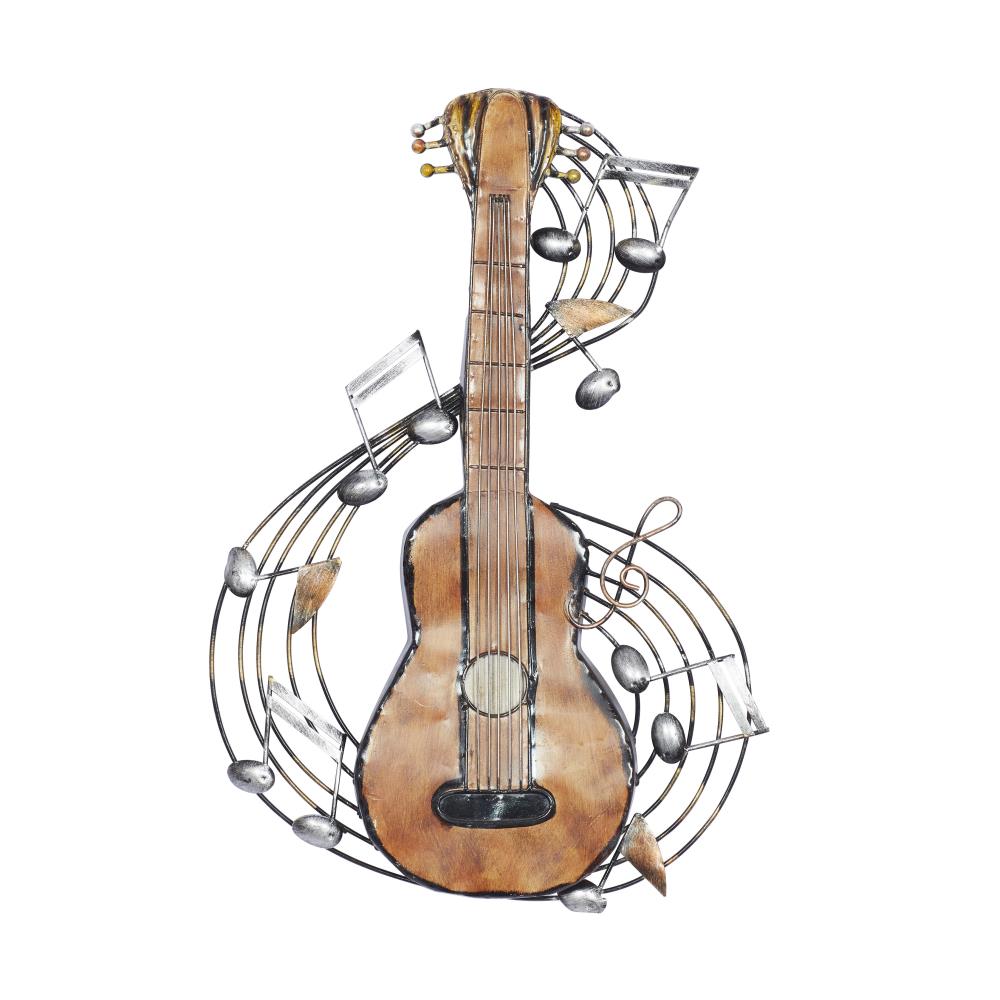 Grayson Lane 65830 Eclectic 22 -in Decorative Guitar Wall Sculpture