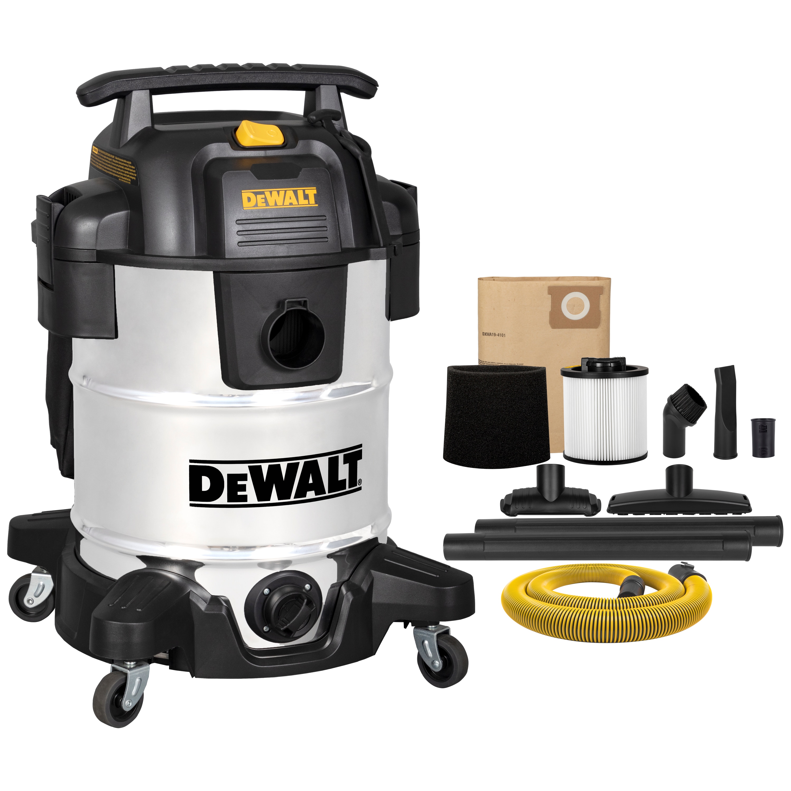 DEWALT DXV10SB 10-Gallons 6.5 HP Corded Wet/Dry Shop Vacuum with Accessories Included
