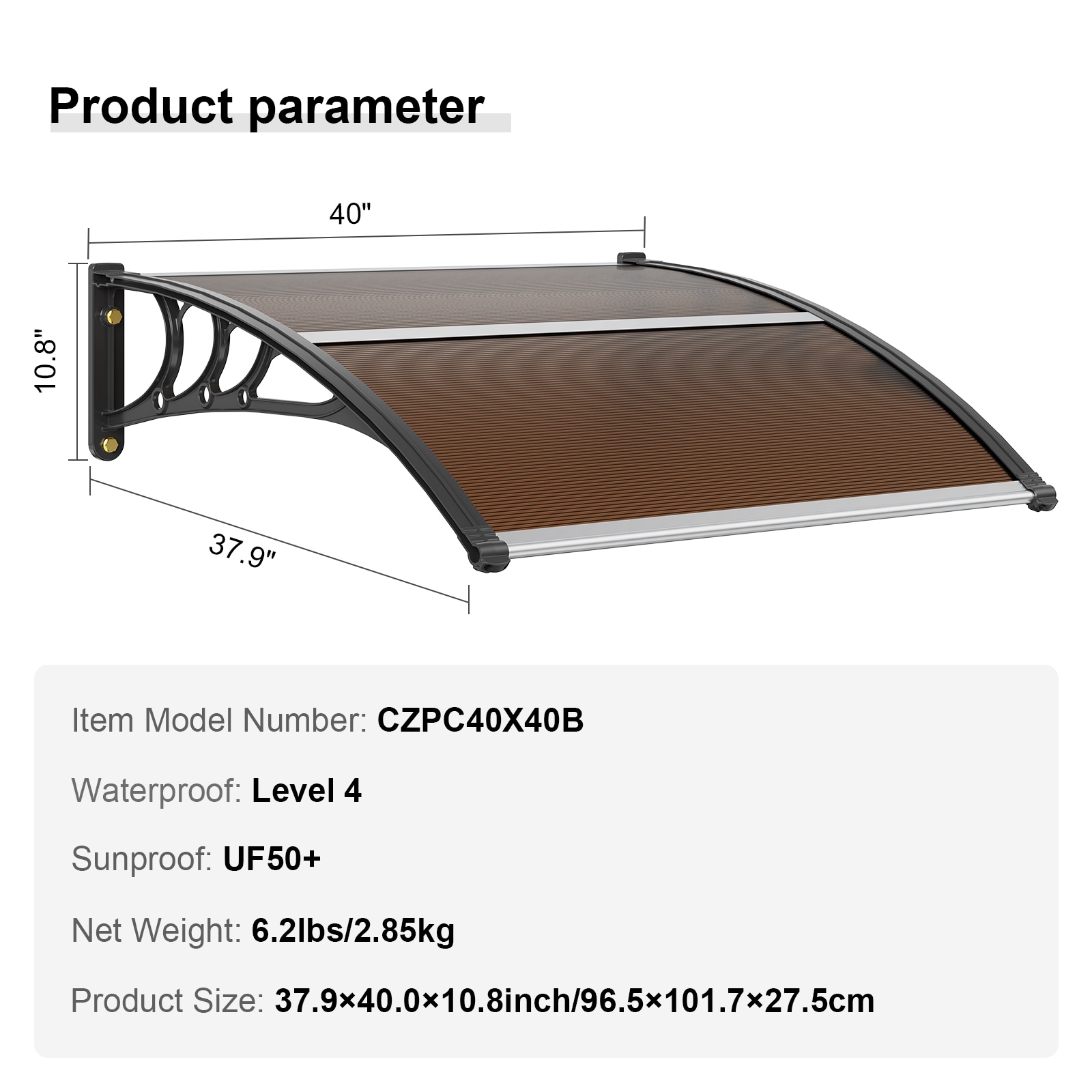 VEVOR MCZYPYCZS4040A515V0 awnings - View #11