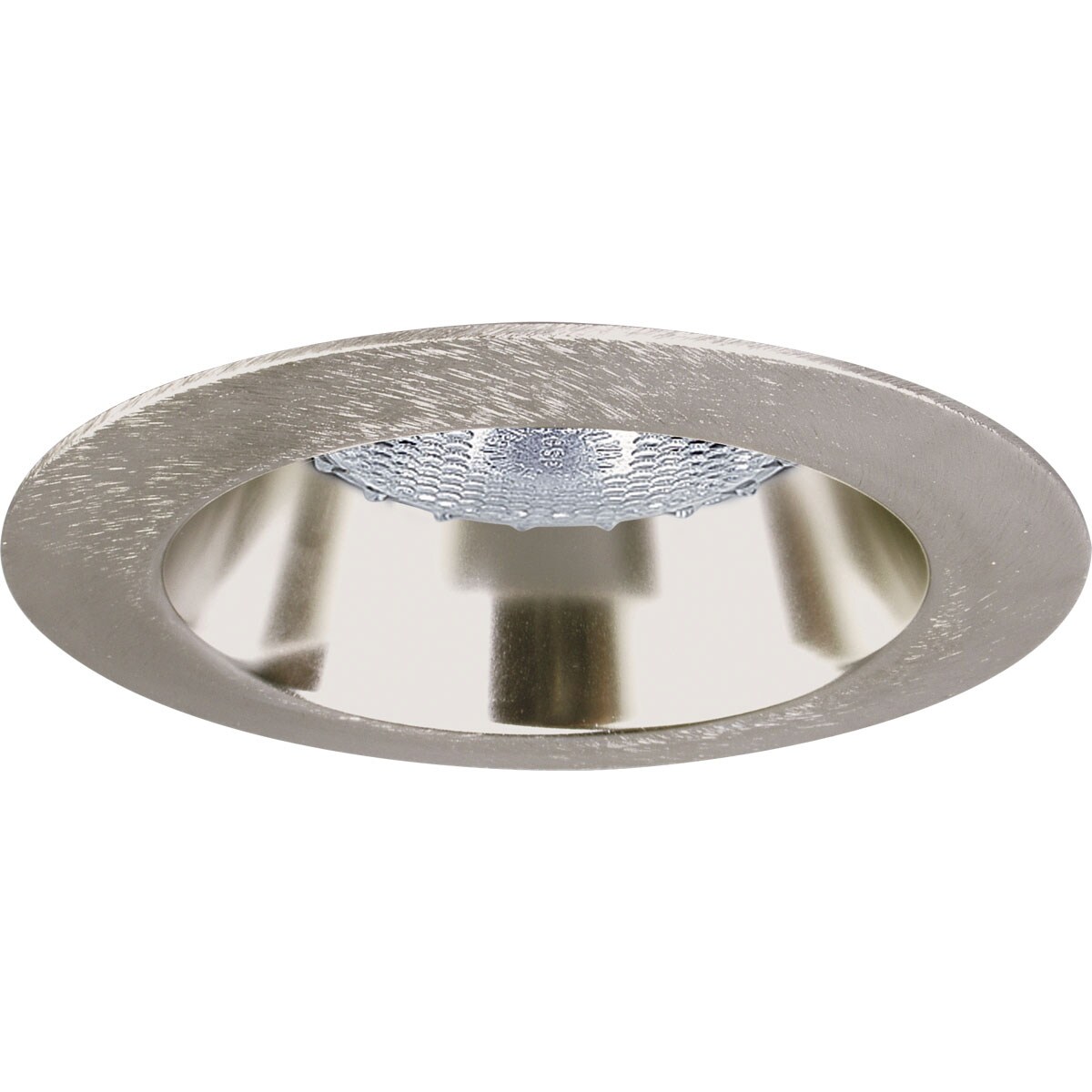 Progress Lighting P8041-09 Brushed Nickel Open Recessed Light Trim (Fits Housing Diameter: 4-in)