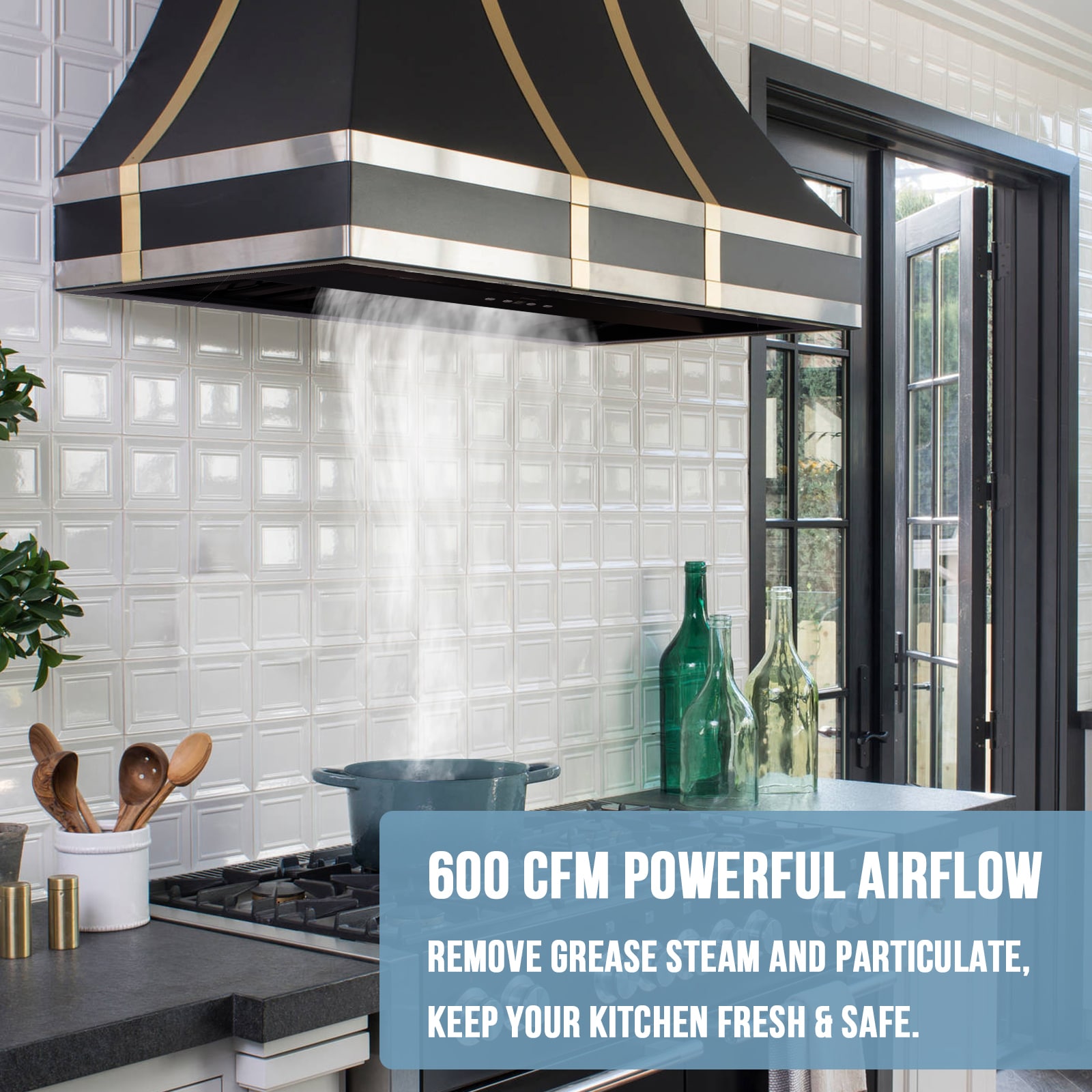 Akicon E90-36-MBG-WARM Undercabinet-Range-Hoods - View #9