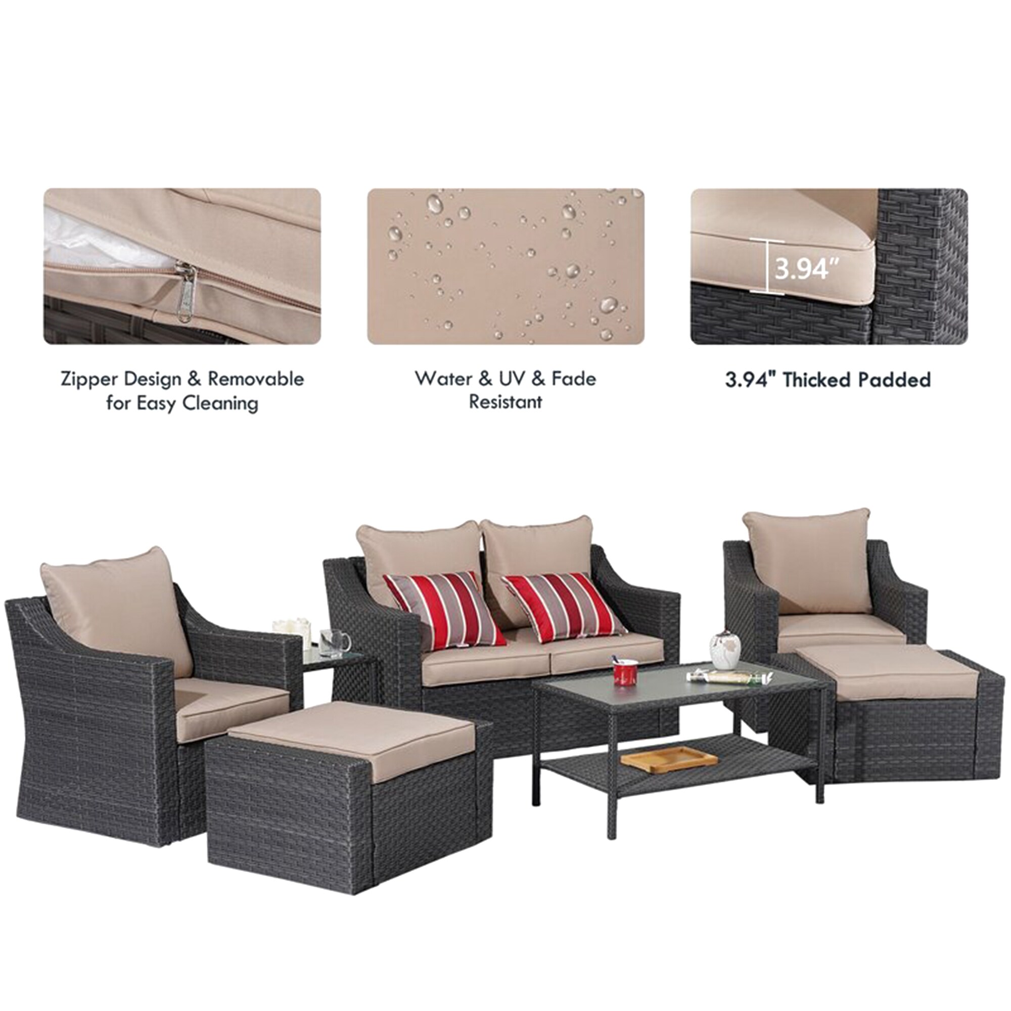 Maincraft D01-PFS73 Patio-Conversation-Sets - View #6